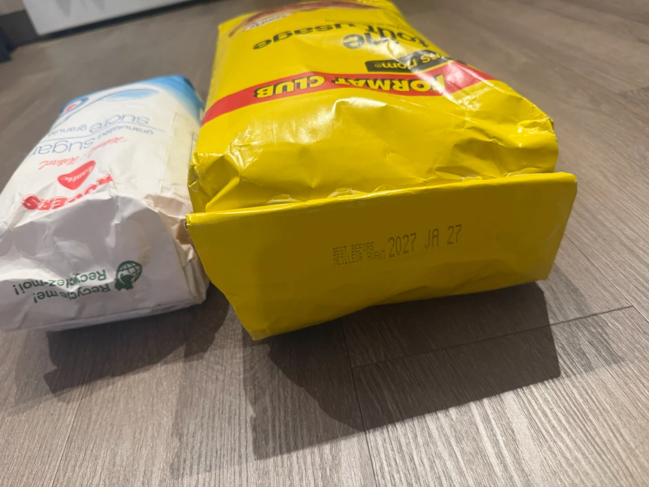 10kg white flour and Rogers Sugar 4kg