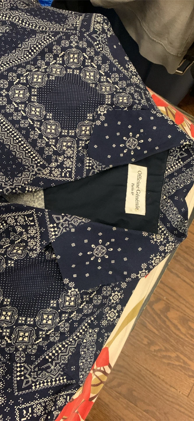 Officine Générale Button-Up Shirt - Size M