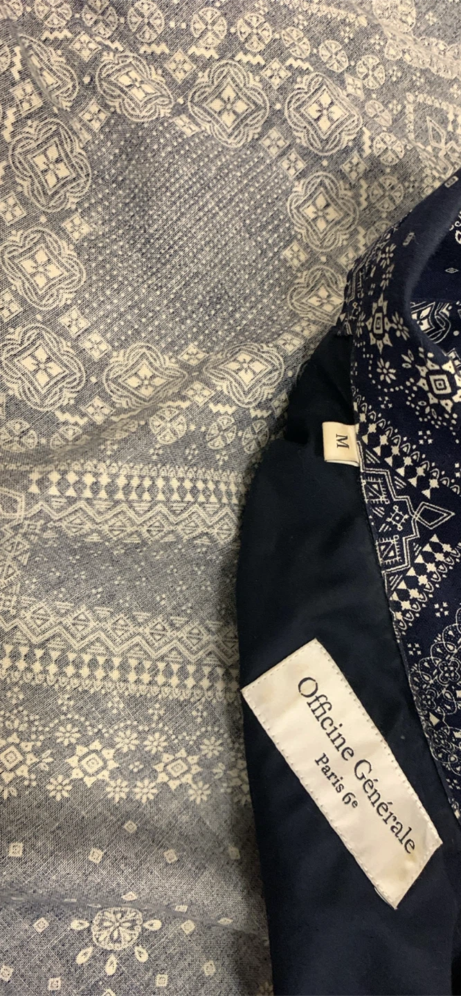 Officine Générale Button-Up Shirt - Size M - photo 5