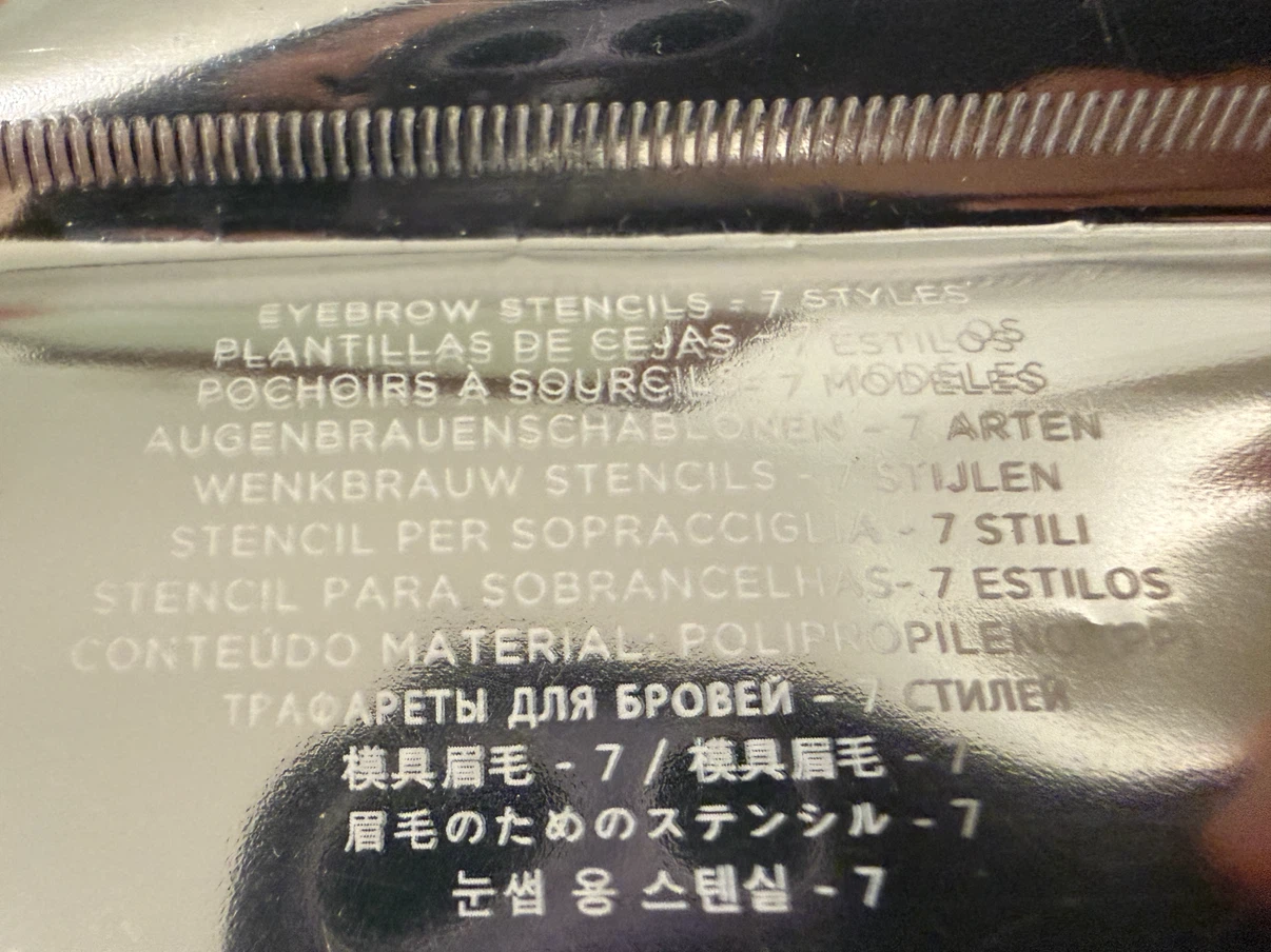 Eyebrow Stencils 7 Styles - photo 2