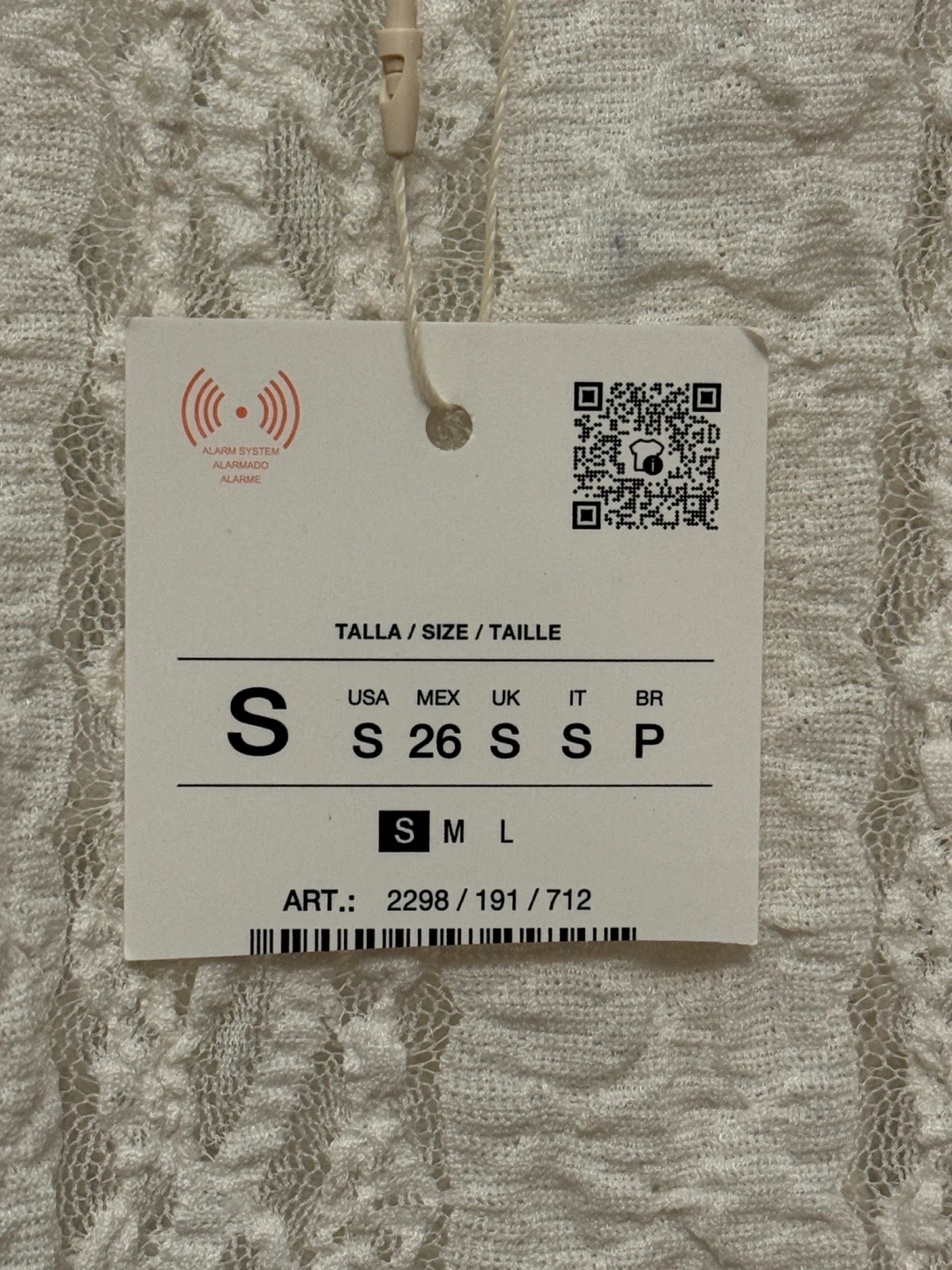 Zara Textured Ruffled Camisole - Off White - photo 2