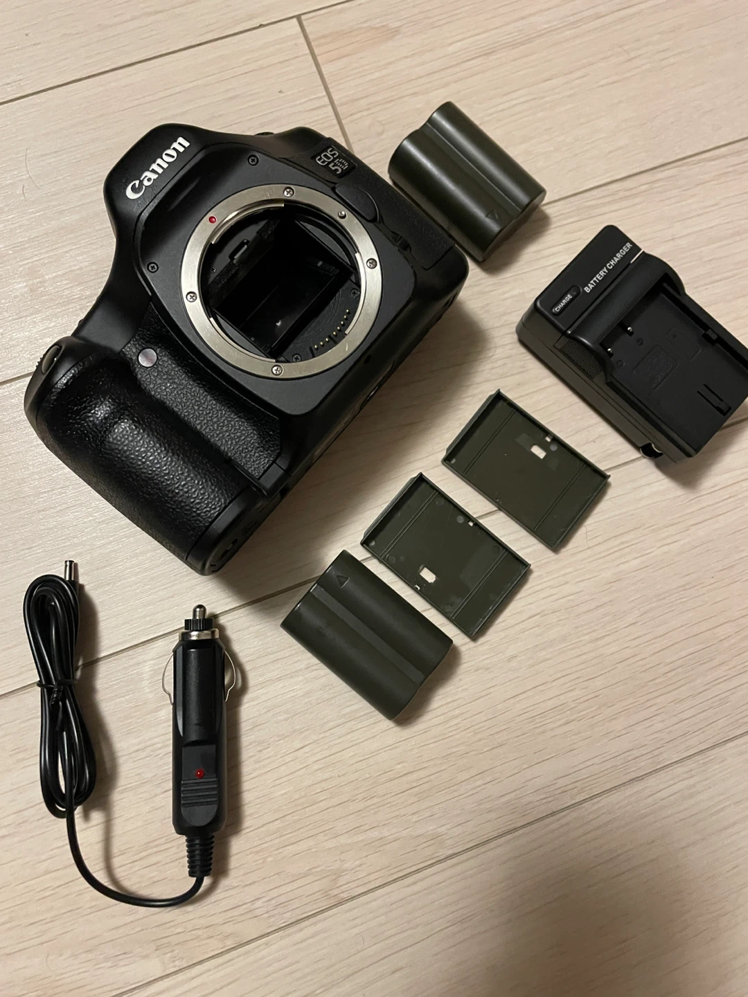 Full frame Canon 5D classic plus batteries