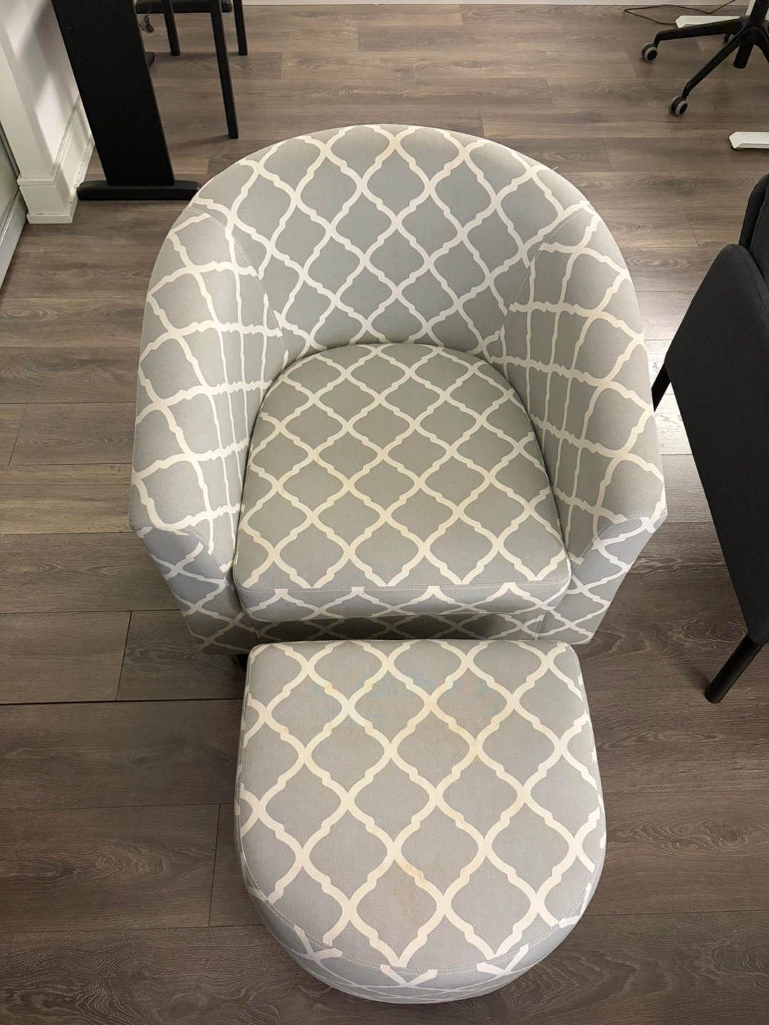 Accent Chair/Couch and Ottoman (2 pc)