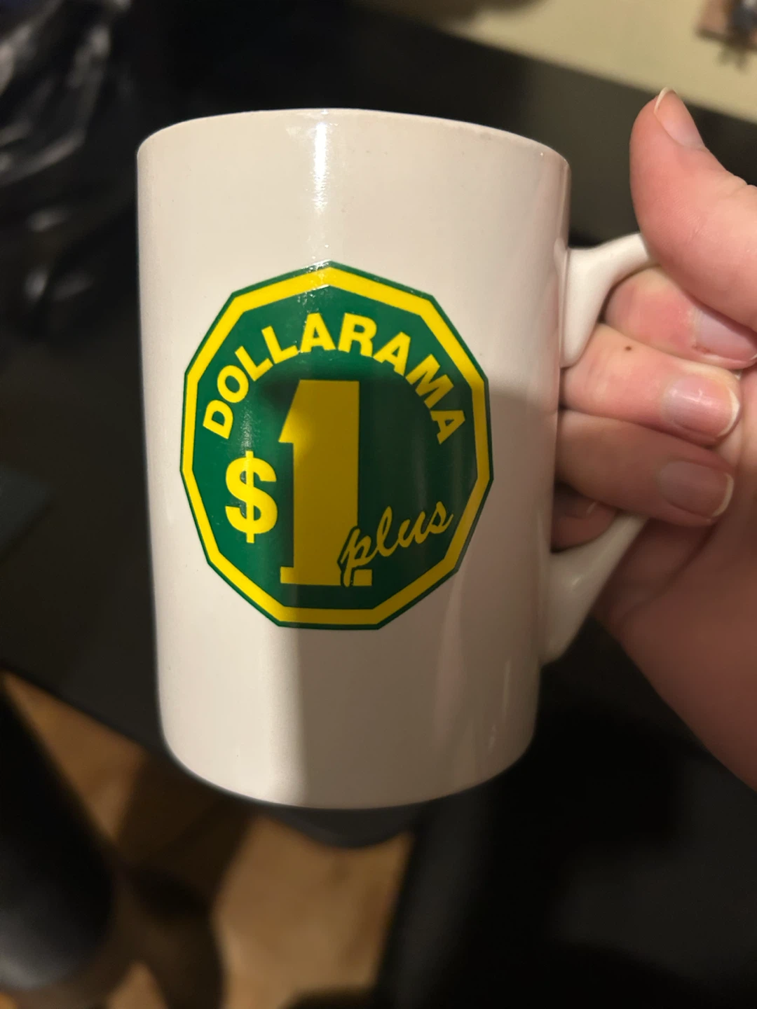 Dollarama White Ceramic Mug