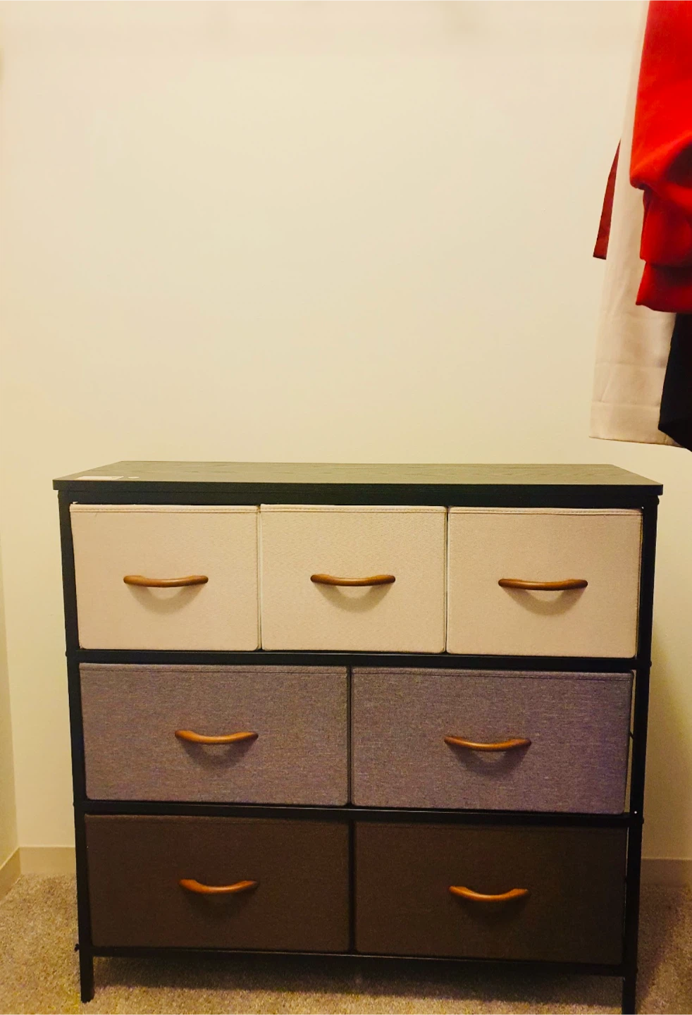 7 Drawer Fabric Dresser Chest