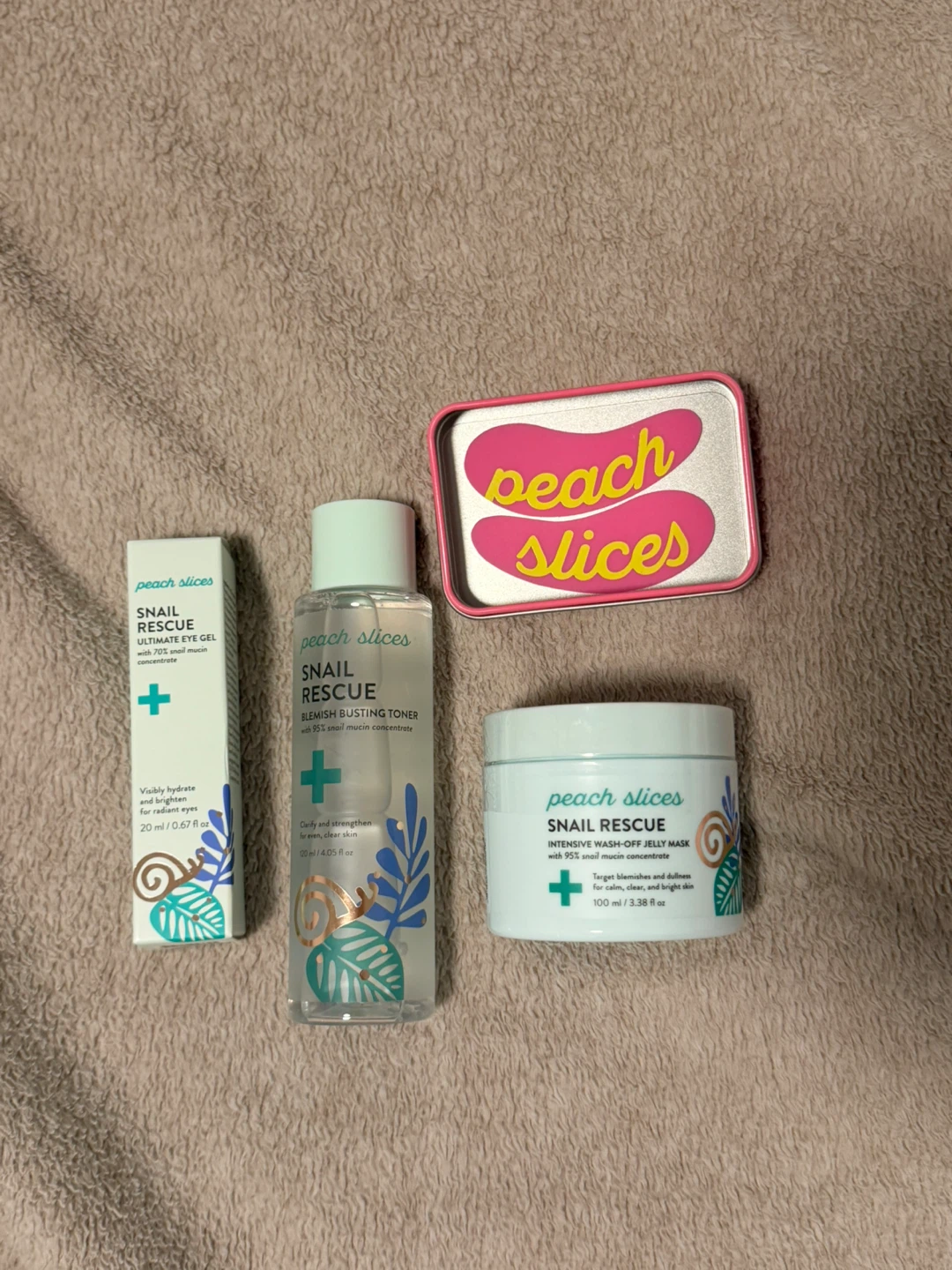 Peach Slices Snail Rescue Skincare Set - photo 2