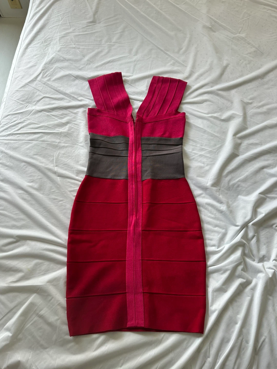 Herve Leger Colour-Block Bandage Mini Dress - photo 2