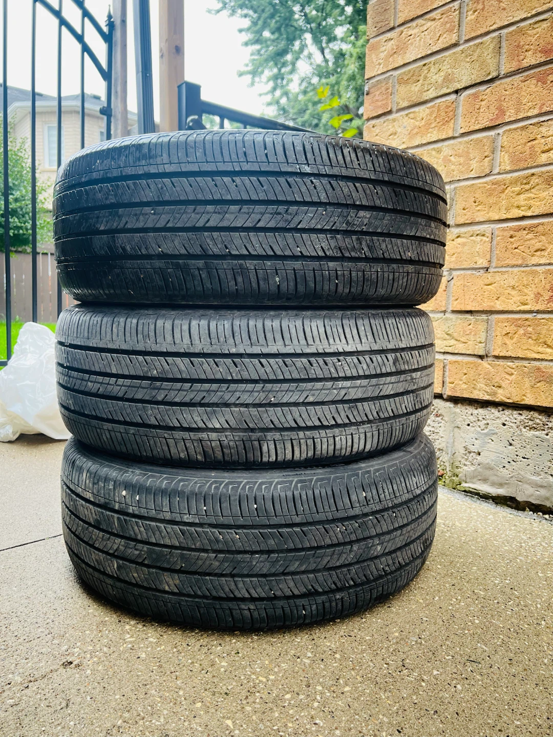 Three original OEM 205/55R16 Tires