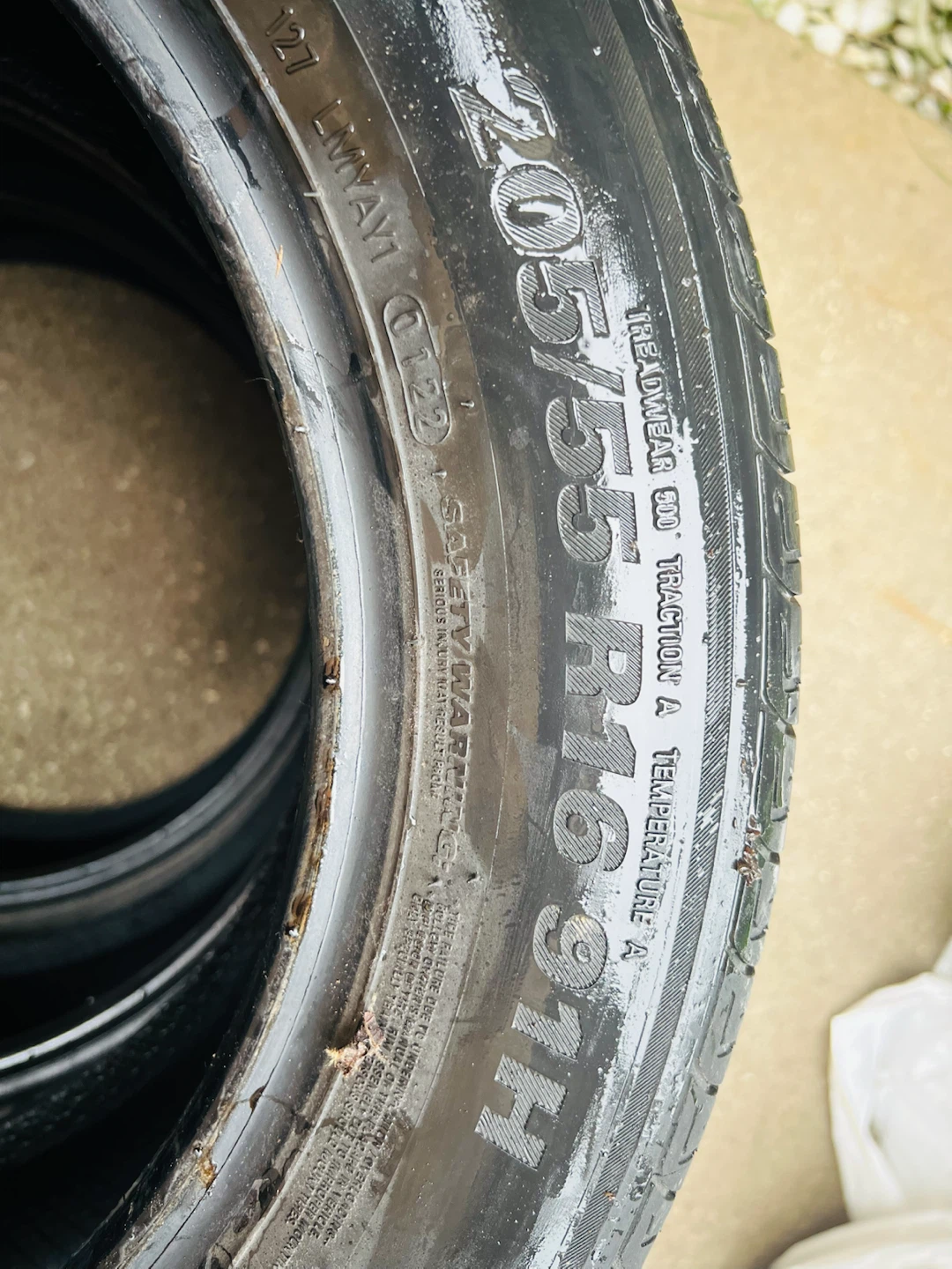 Three original OEM 205/55R16 Tires - photo 3