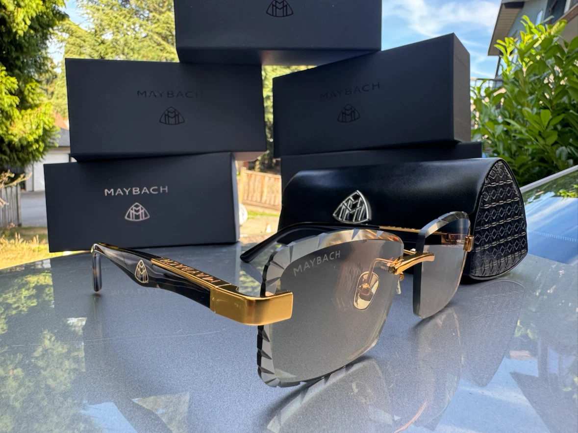 Maybach Sunglasses with Case and Boxes