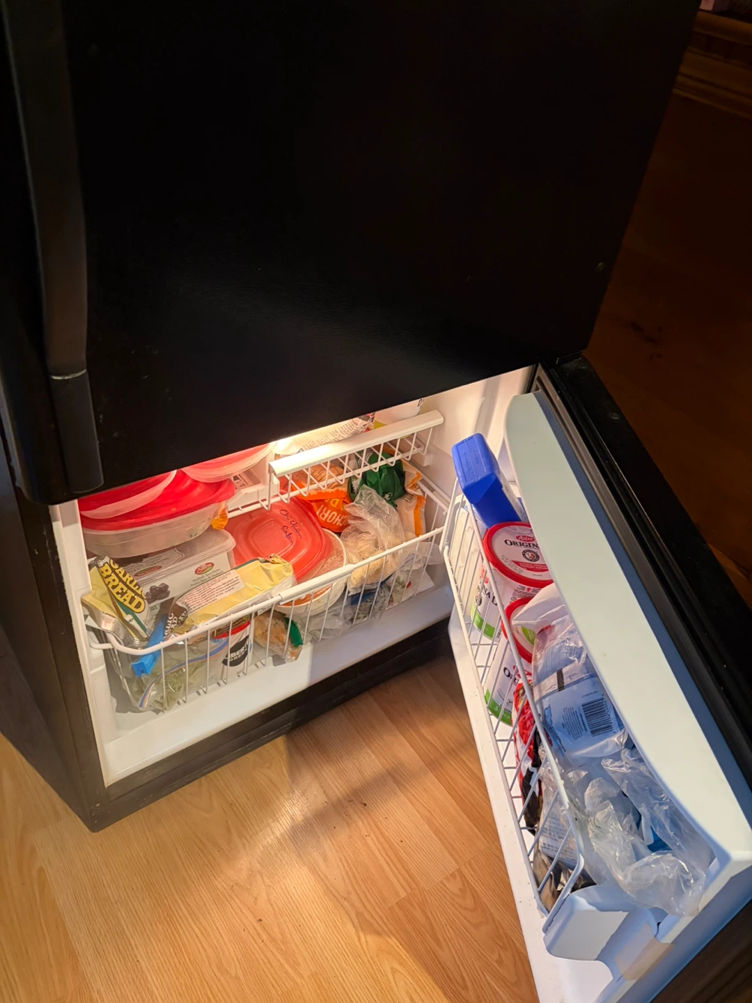 Black Bottom-Freezer Refrigerator - photo 4