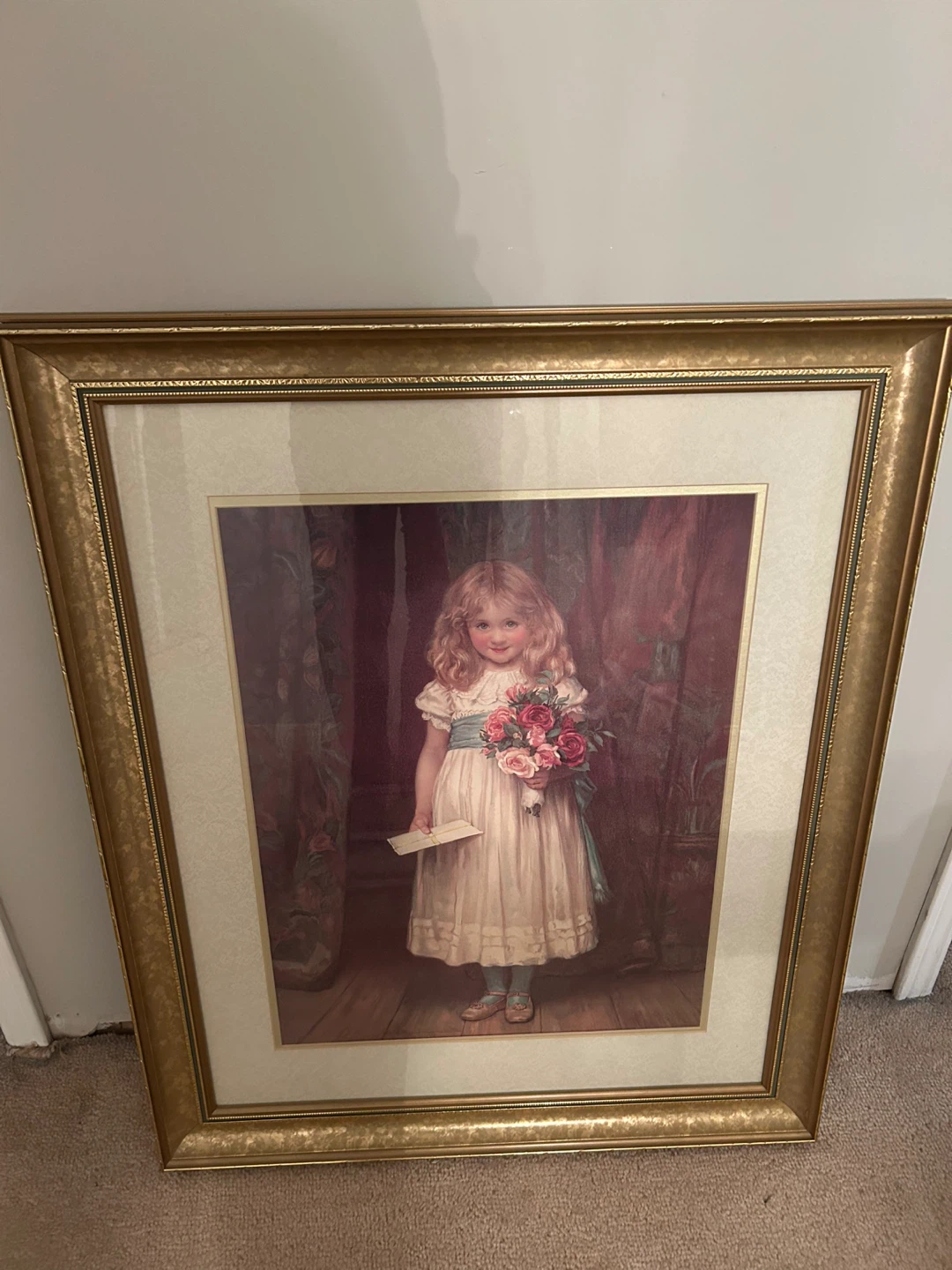 ADORABLE 28.5” by 26” WALL ART (READ LISTING)