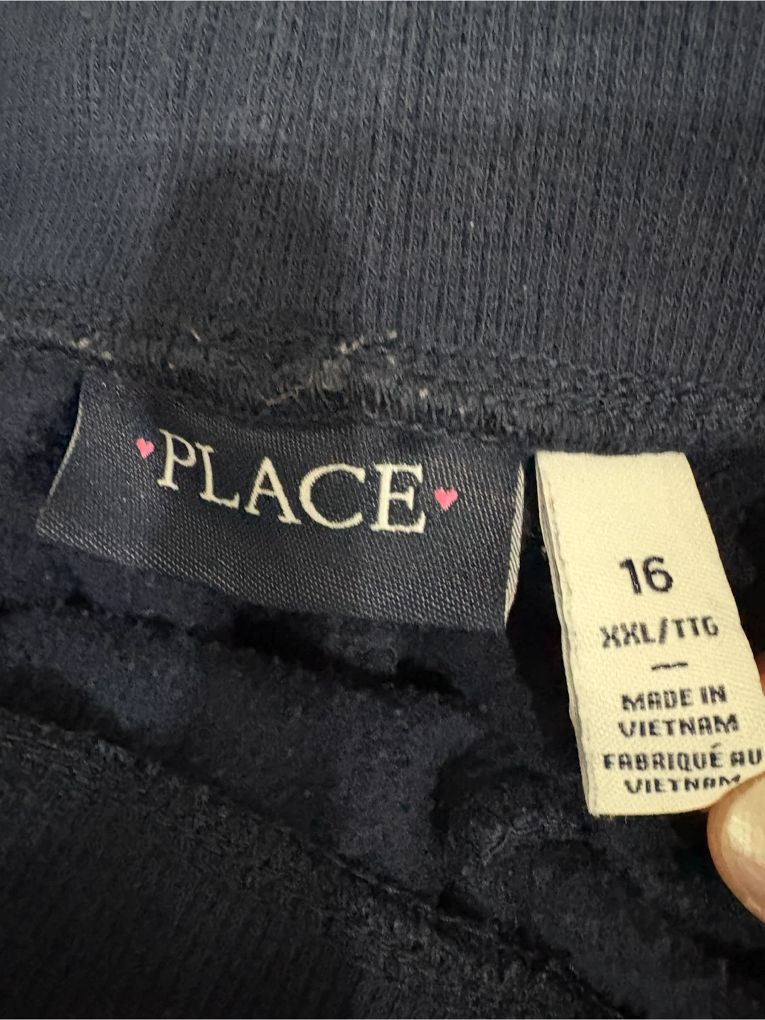 The Children's Place Navy Joggers Size 16 - photo 3