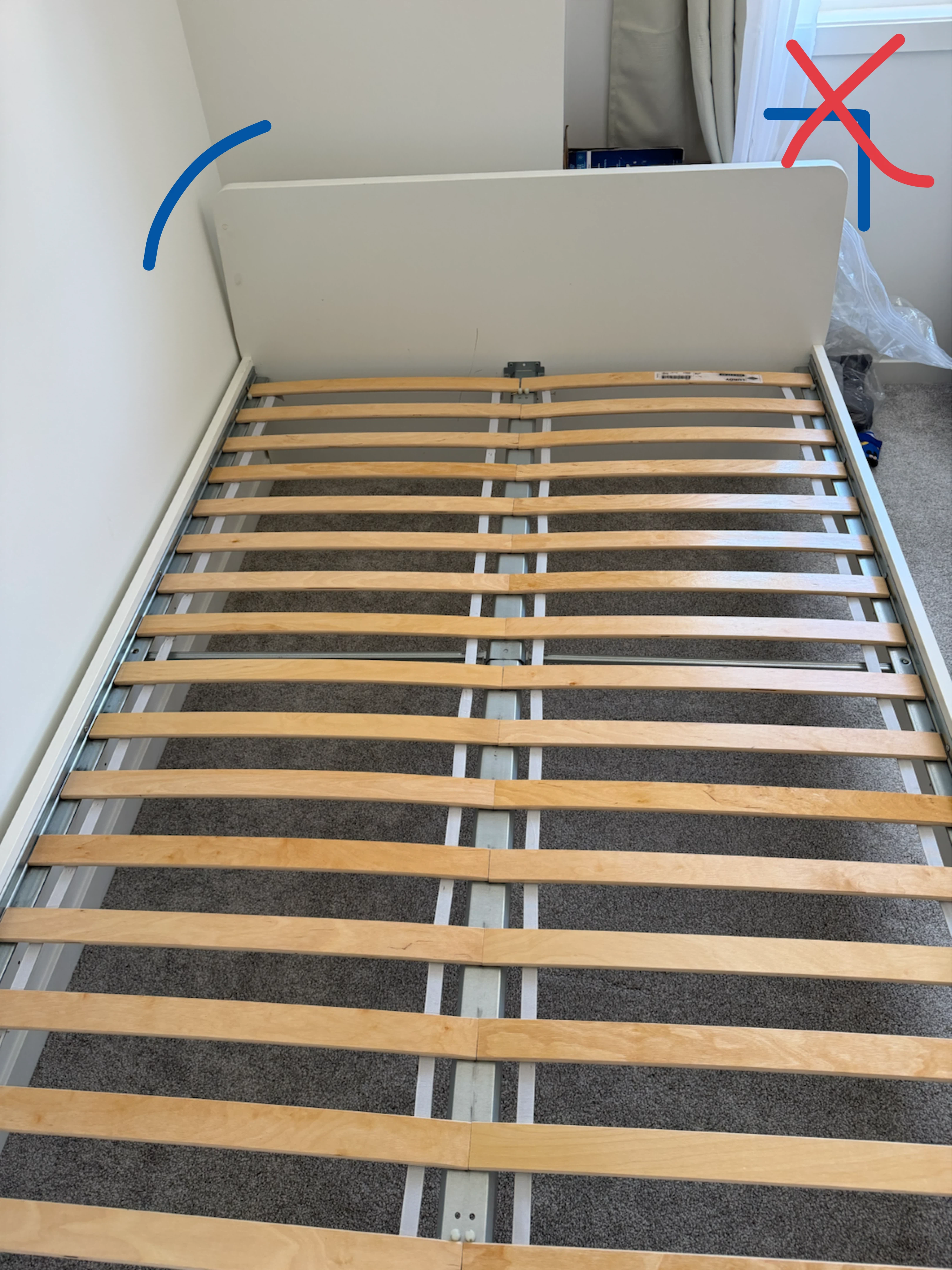 IKEA MALM Full/double Bed Frame - White - photo 2
