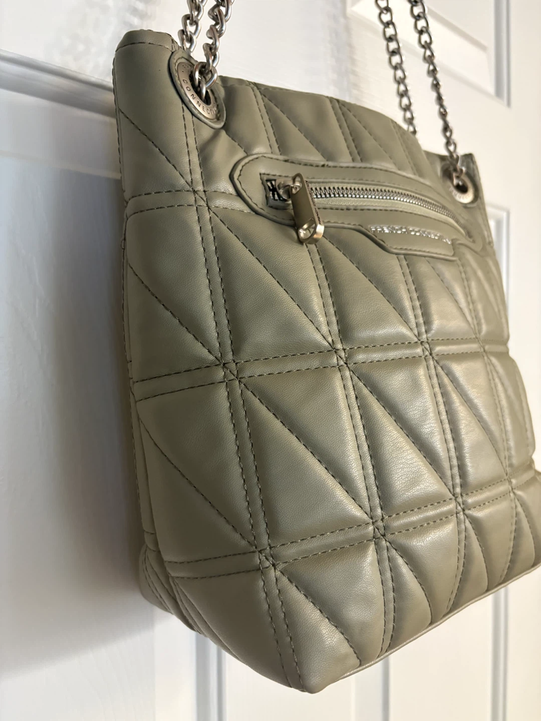 French Connection Layla Box Quilt Bucket Bag - photo 5