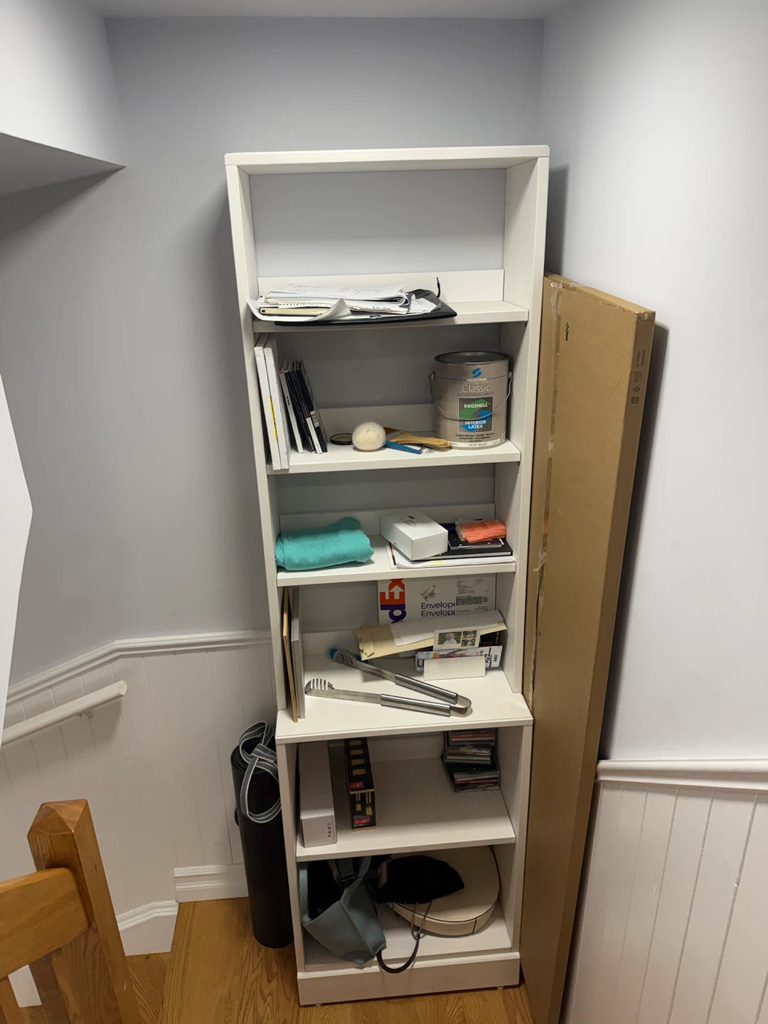 White Bookshelf