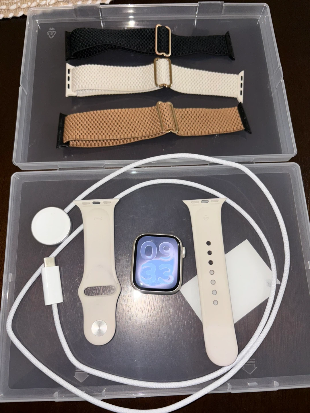 Apple Watch Series 9 GPS - 41mm Starlight Aluminum Case