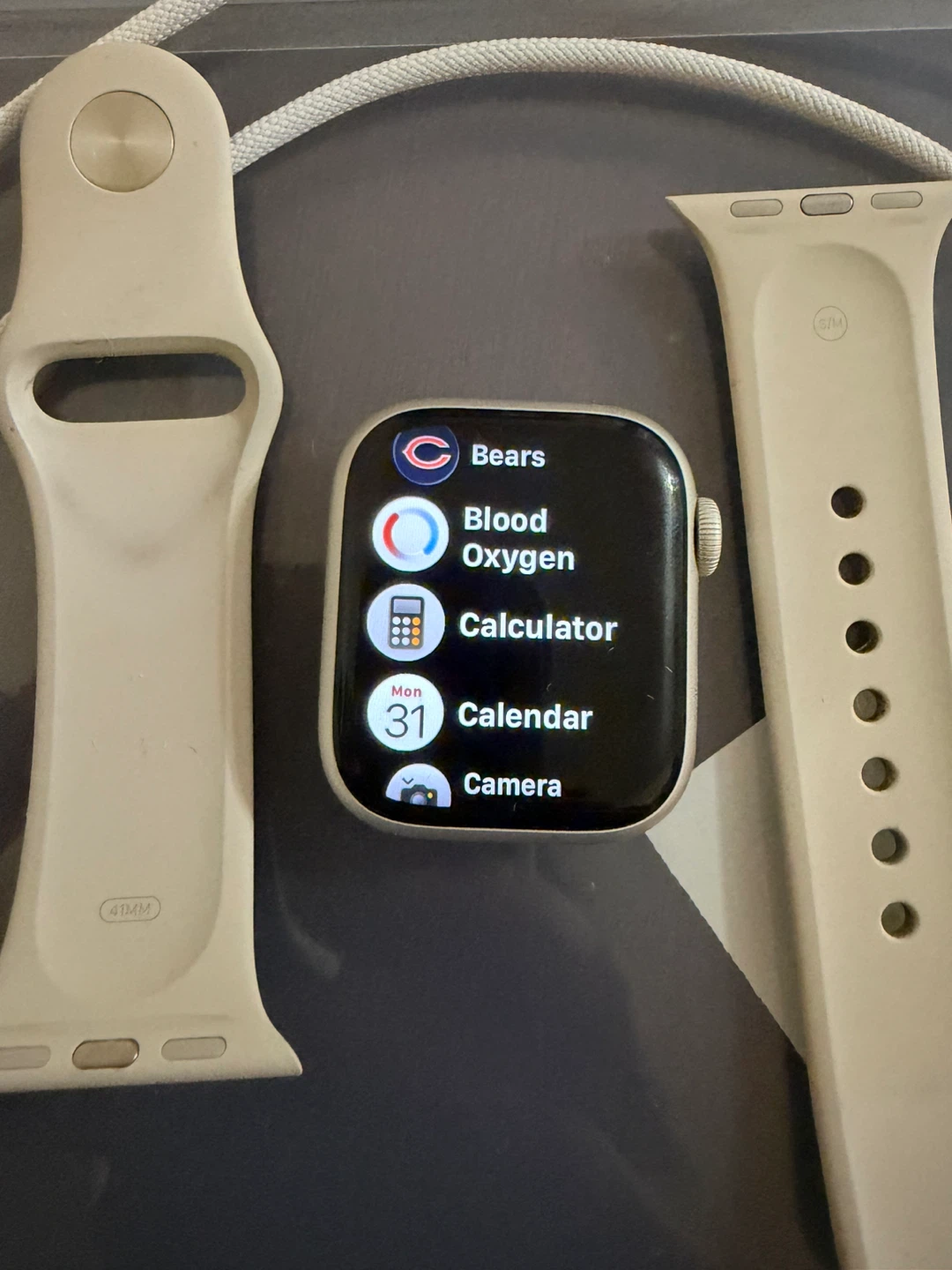 Apple Watch Series 9 GPS - 41mm Starlight Aluminum Case - photo 3