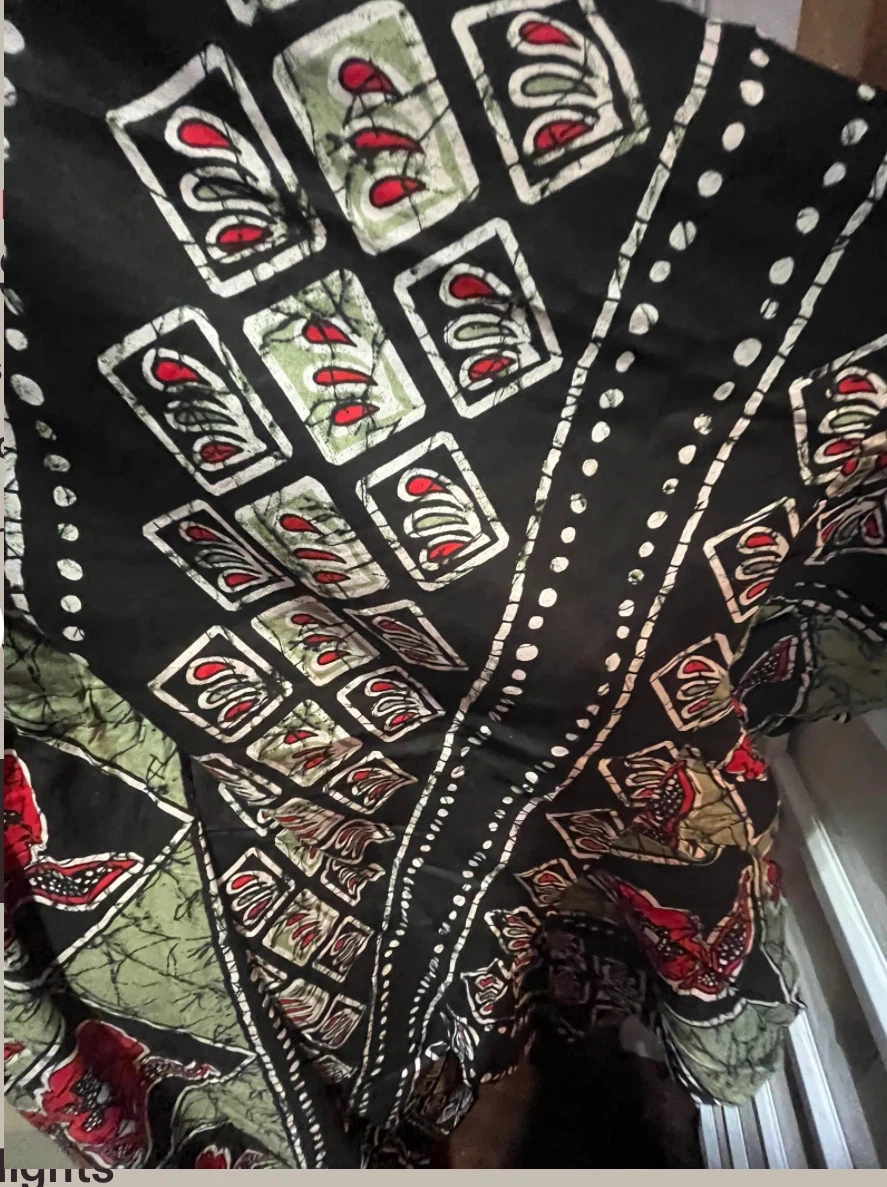 Dress and hijab Floral Batik Print - photo 4