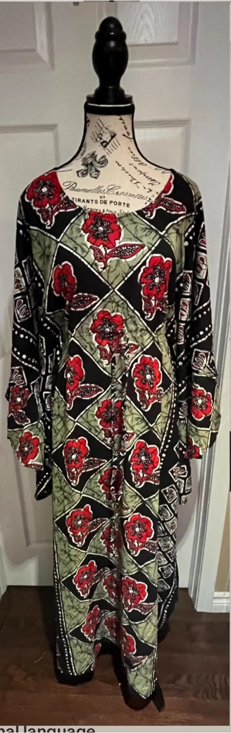 Dress and hijab Floral Batik Print - photo 5