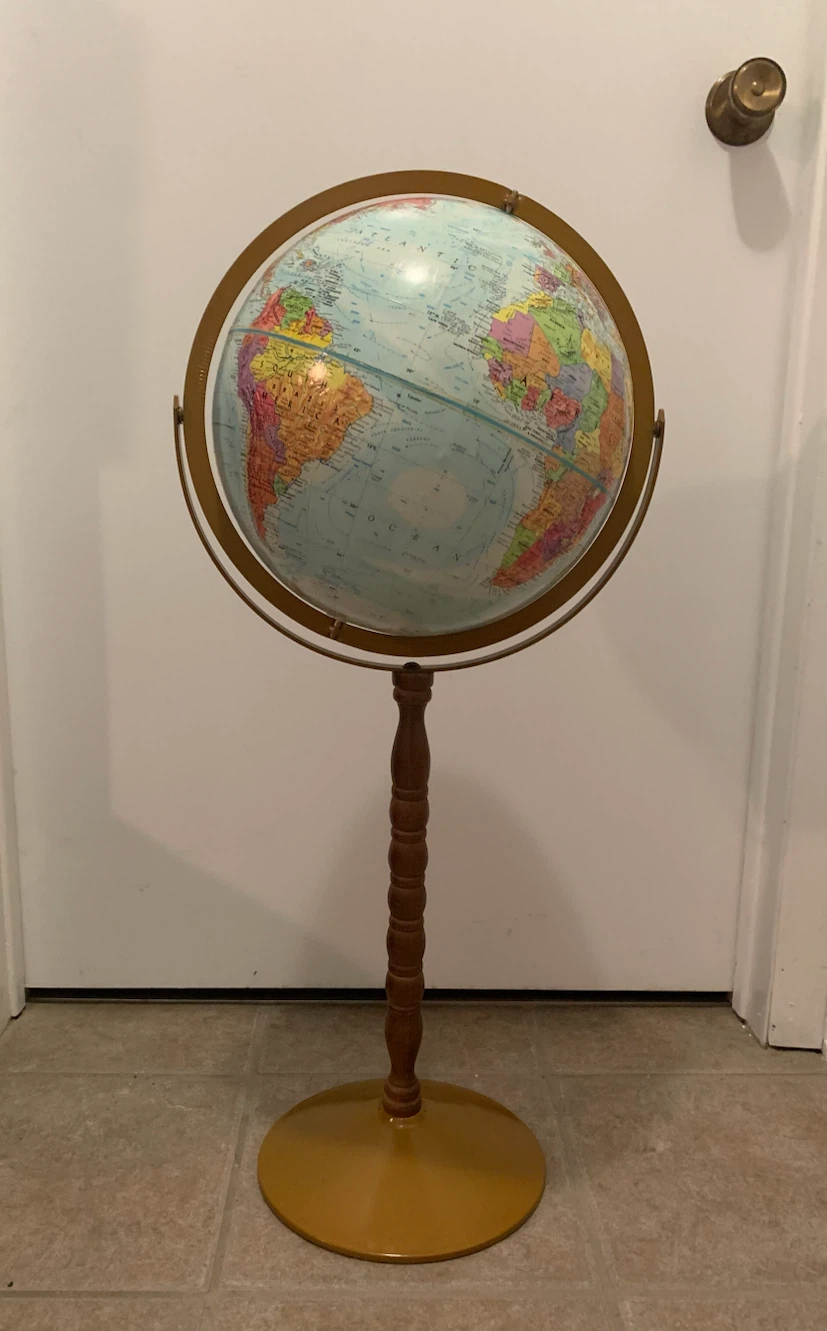 Reploge Treasury/Globemaster Floor Standing World Globe