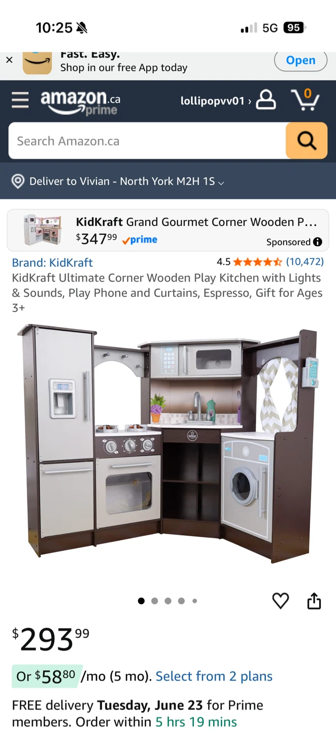 KidKraft Ultimate Corner Wooden Play Kitchen - photo 4