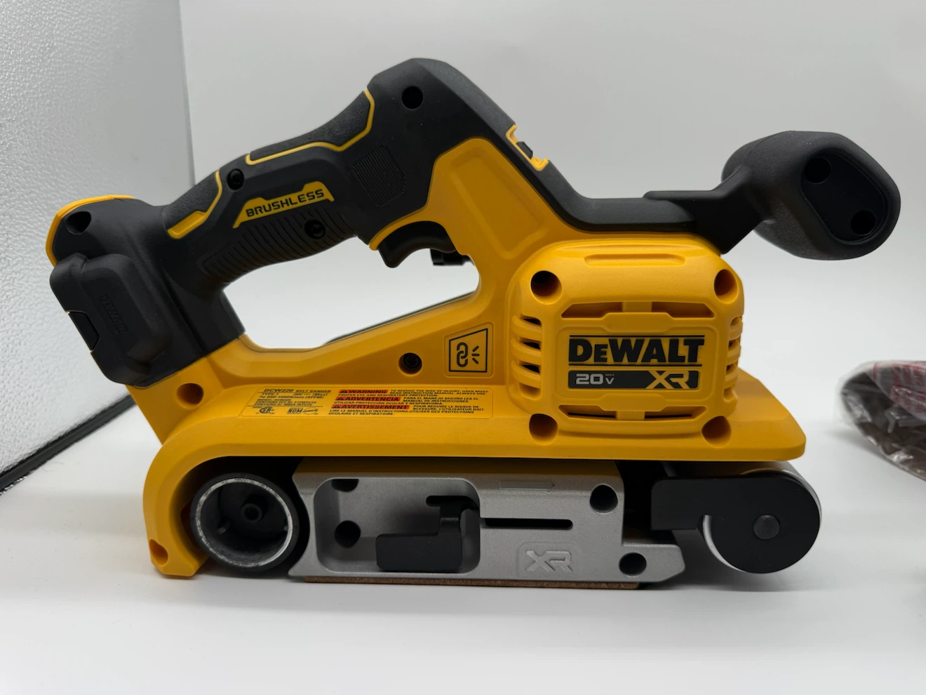 DEWALT 20V MAX XR Brushless Cordless Belt Sander Model DCW220