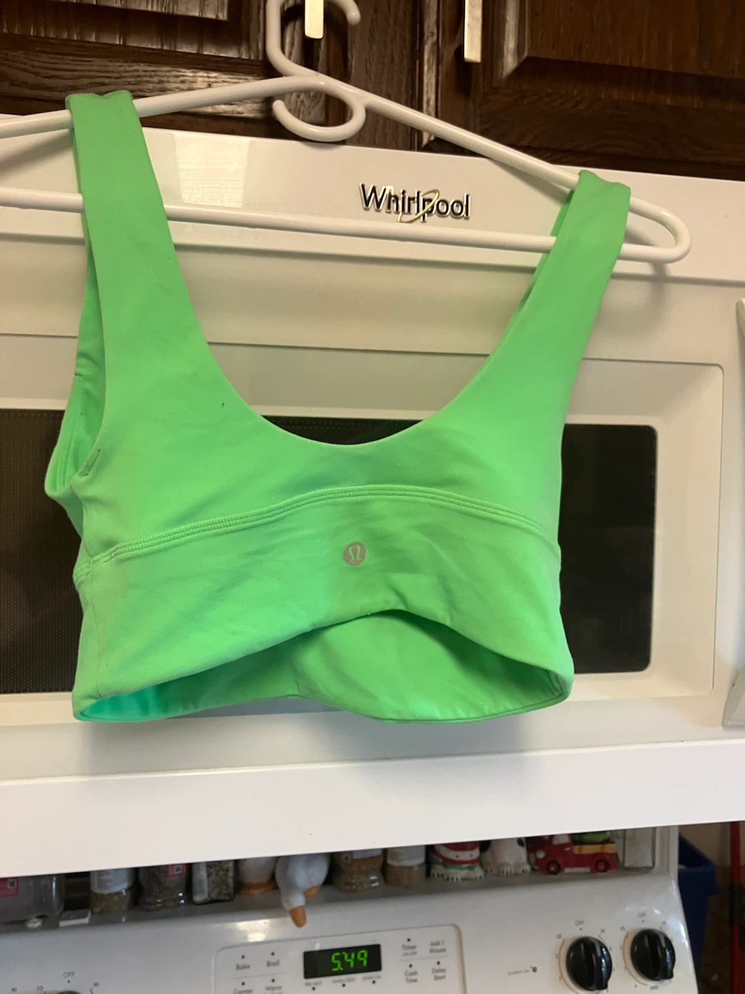Lululemon Sports Bra - Bright Green - Size 4 - photo 2