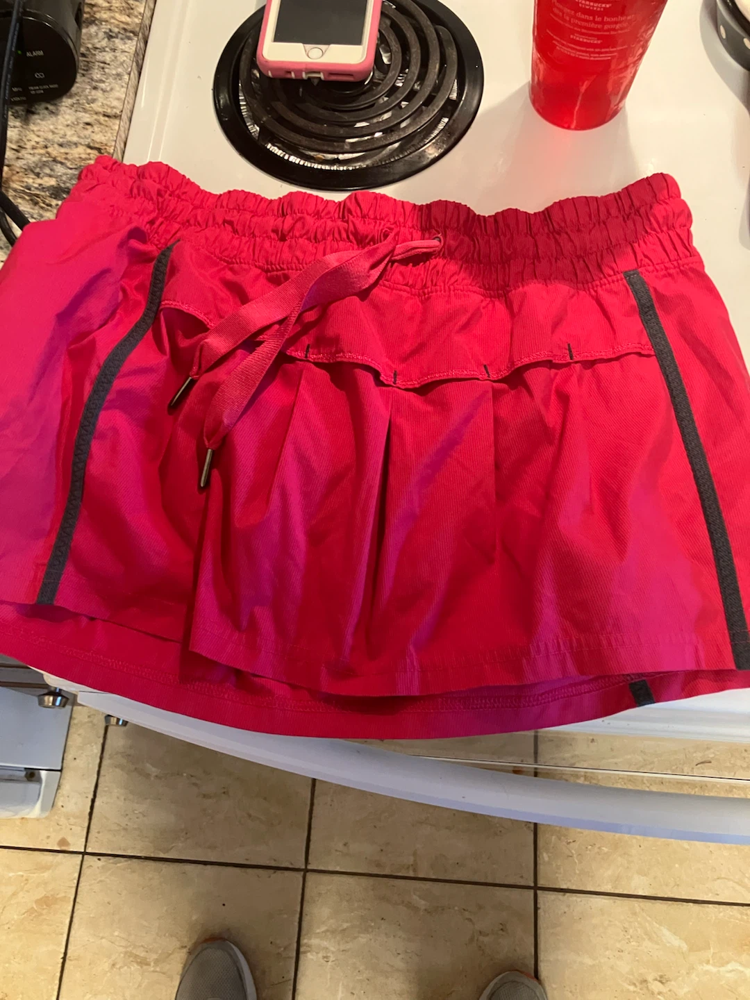 Lululemon Pink Running Skirt Size 8