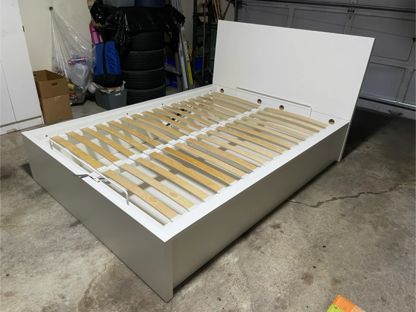 IKEA Double Size Full Malm Ottoman Pull Up Storage Lift Bed - photo 2