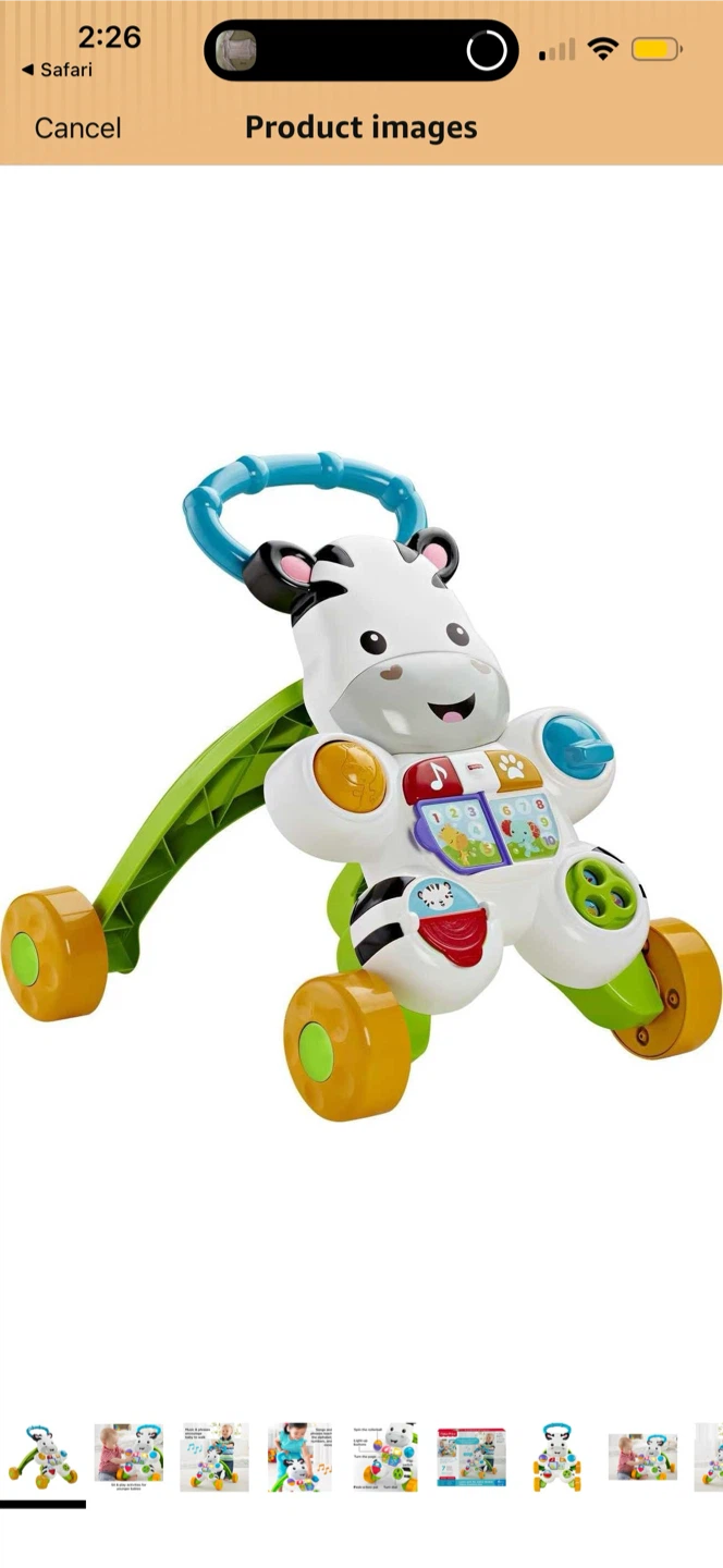 Fisher-Price Learn with Me Zebra Walker