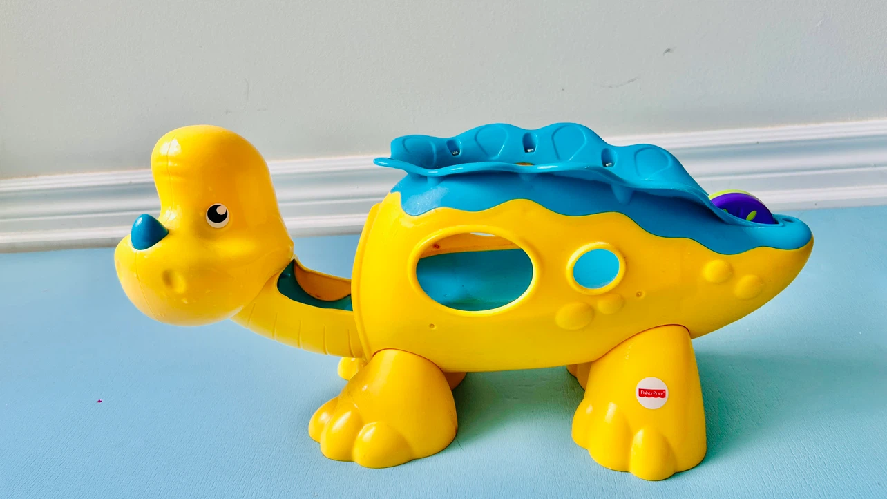 Fisher-Price Go Baby Go Poppity Pop Dino (100% Battery-Free!)