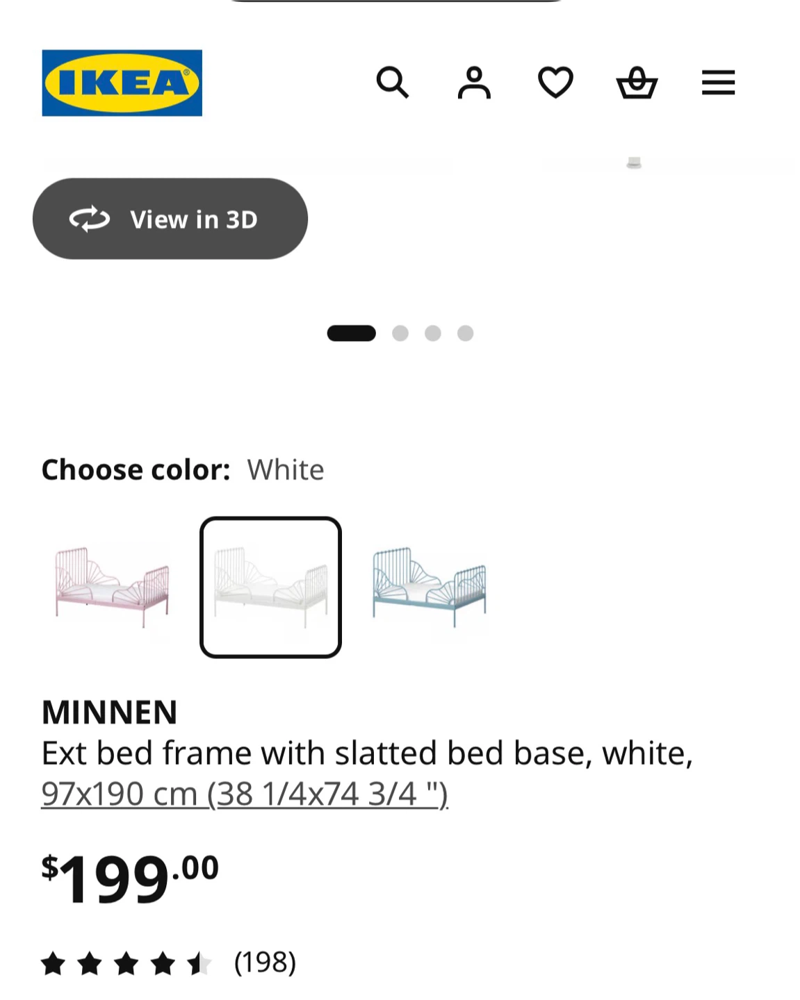2 IKEA MINNEN - photo 5