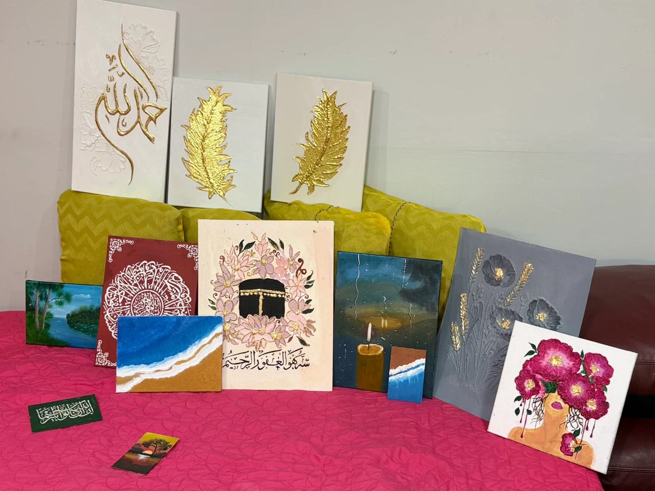 Assorted Islamic & Artistic Canvases