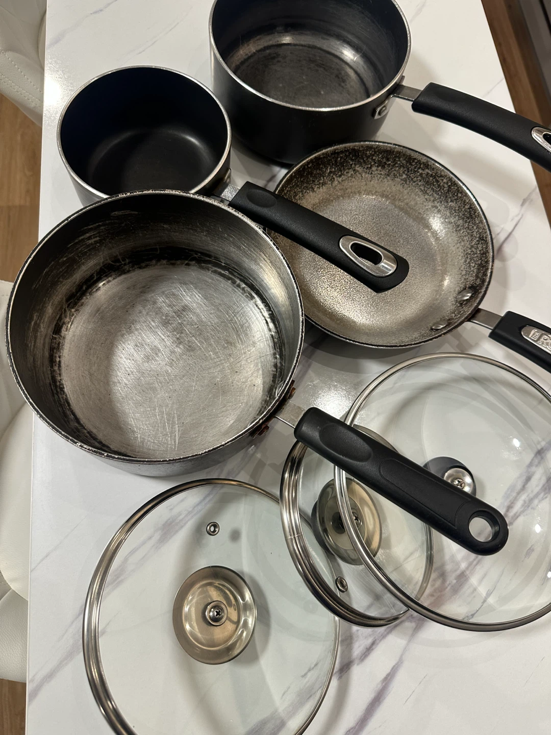 Assorted Kitchen Cookware Set and Utensils
