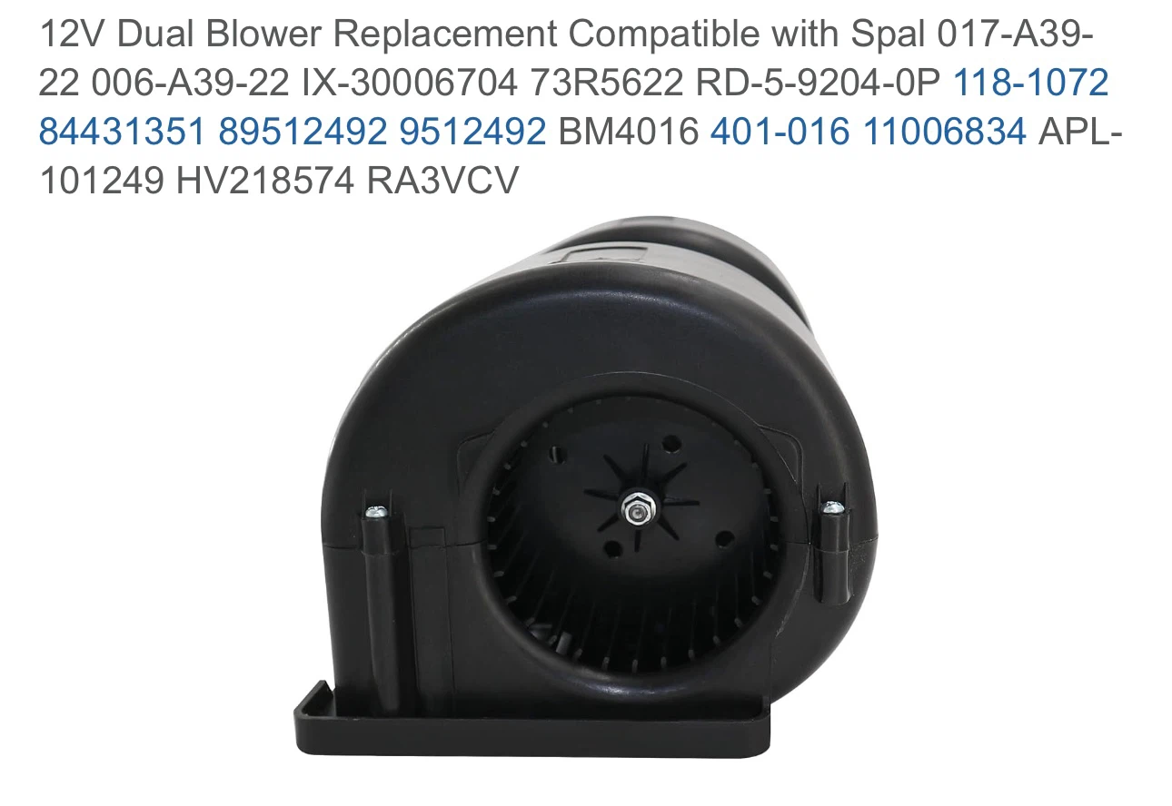 12V Dual Blower Motor Replacement - photo 4