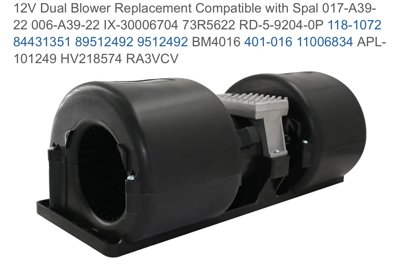 12V Dual Blower Motor Replacement - photo 5
