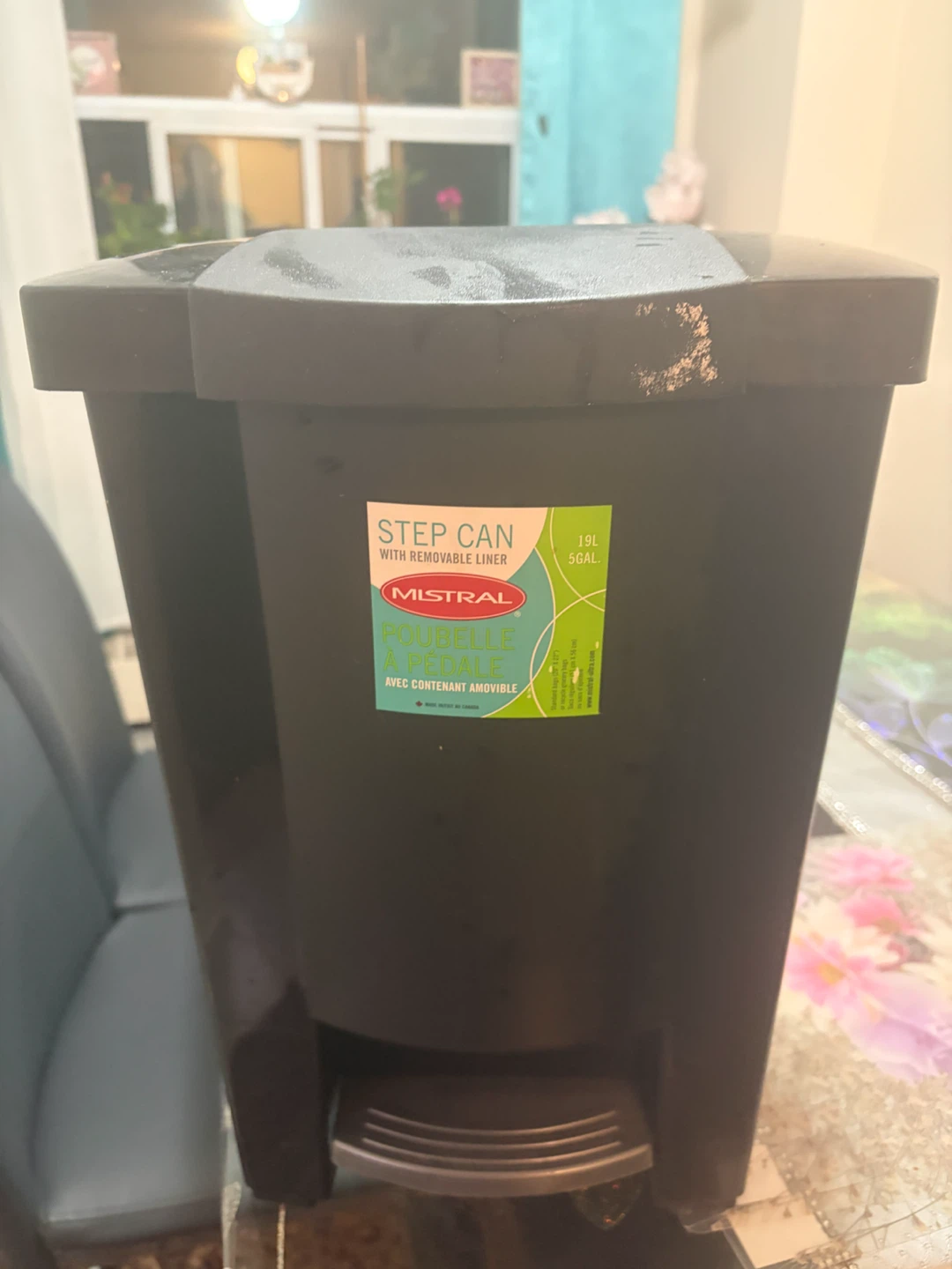 2 Mistral 19L Step Cans with Removable Liners - photo 3