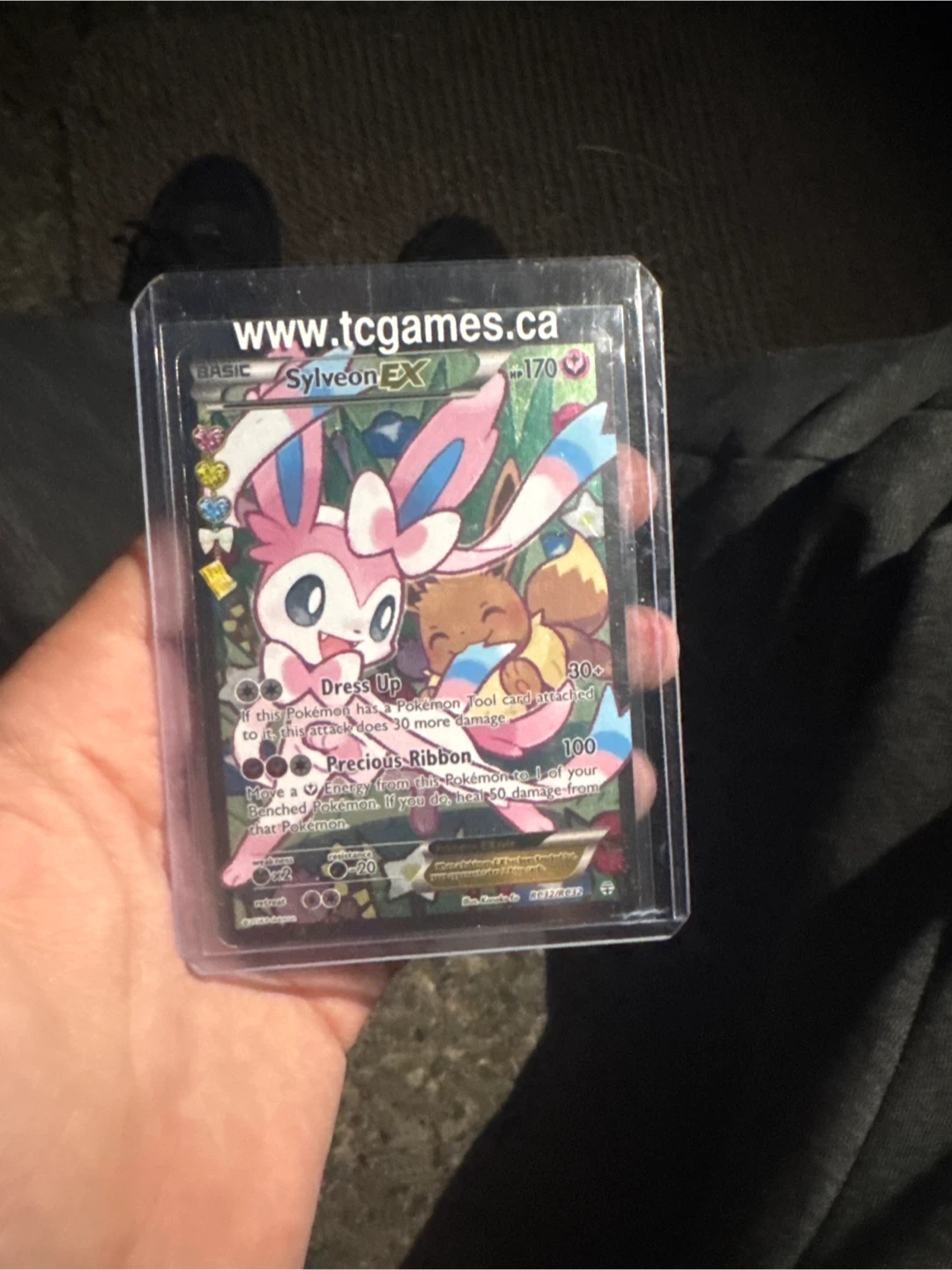 Pokemon Sylveon EX Trading Card - photo 2
