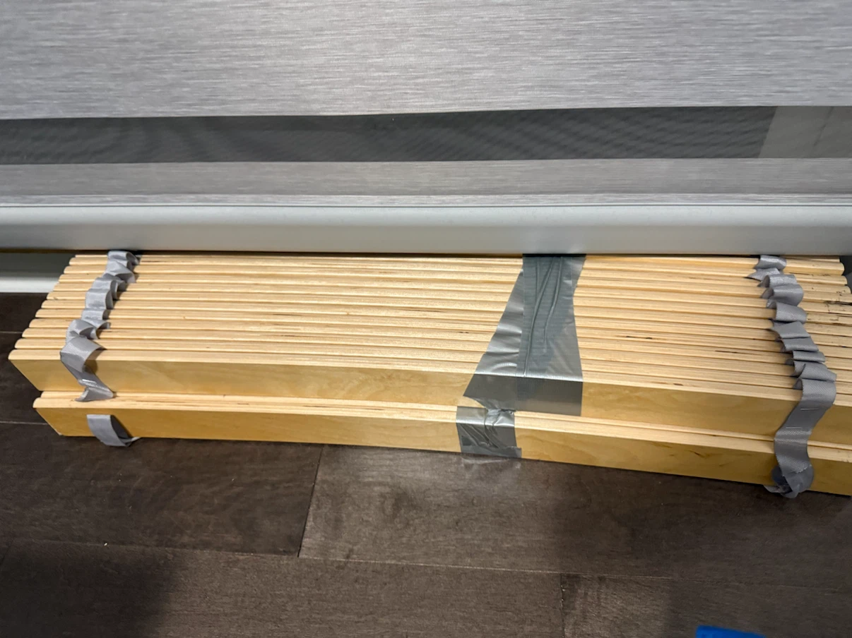 IKEA songesand Wooden Bed Frame with  Slats - photo 2