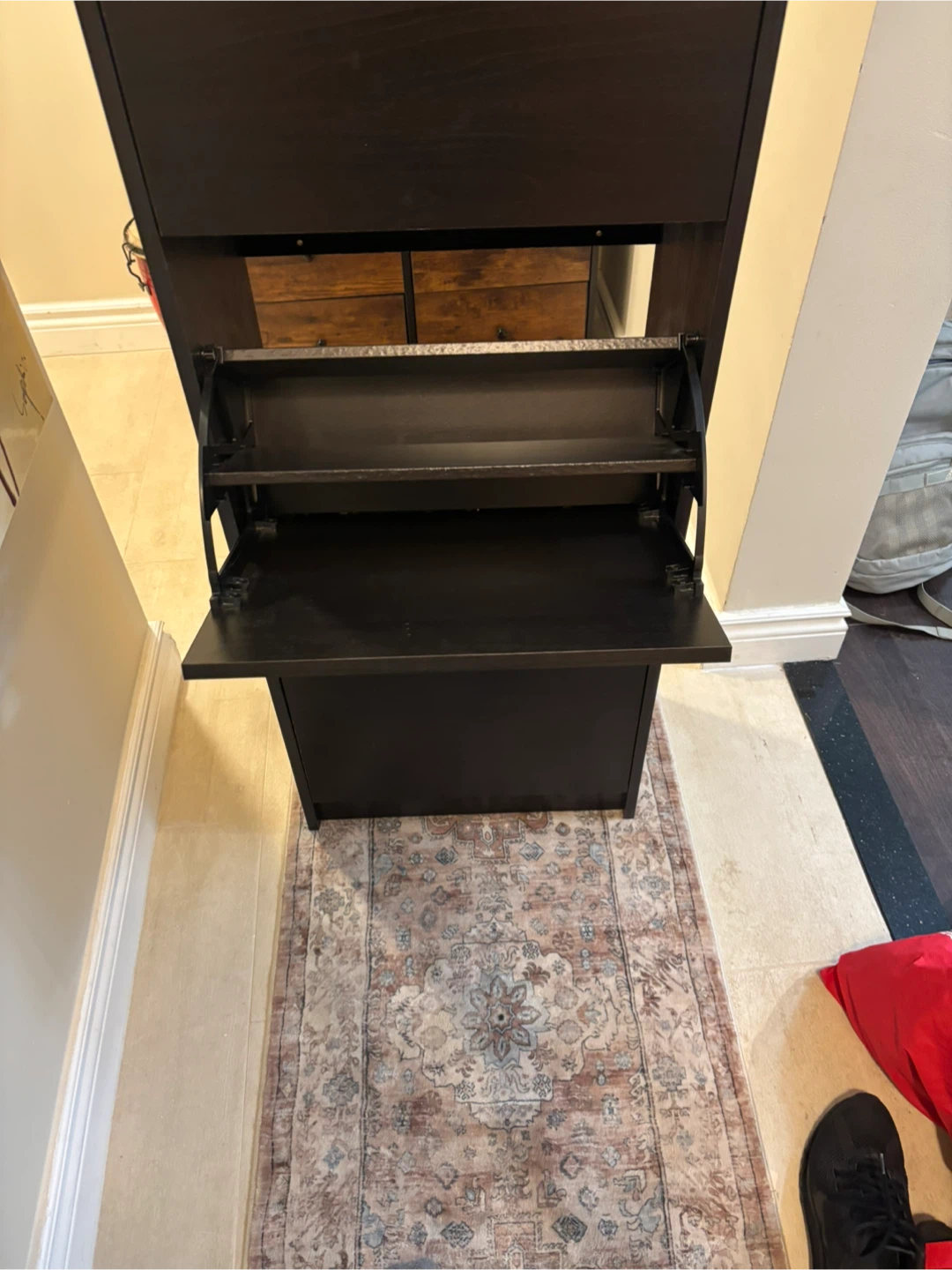 Black Shoe Cabinet - photo 2