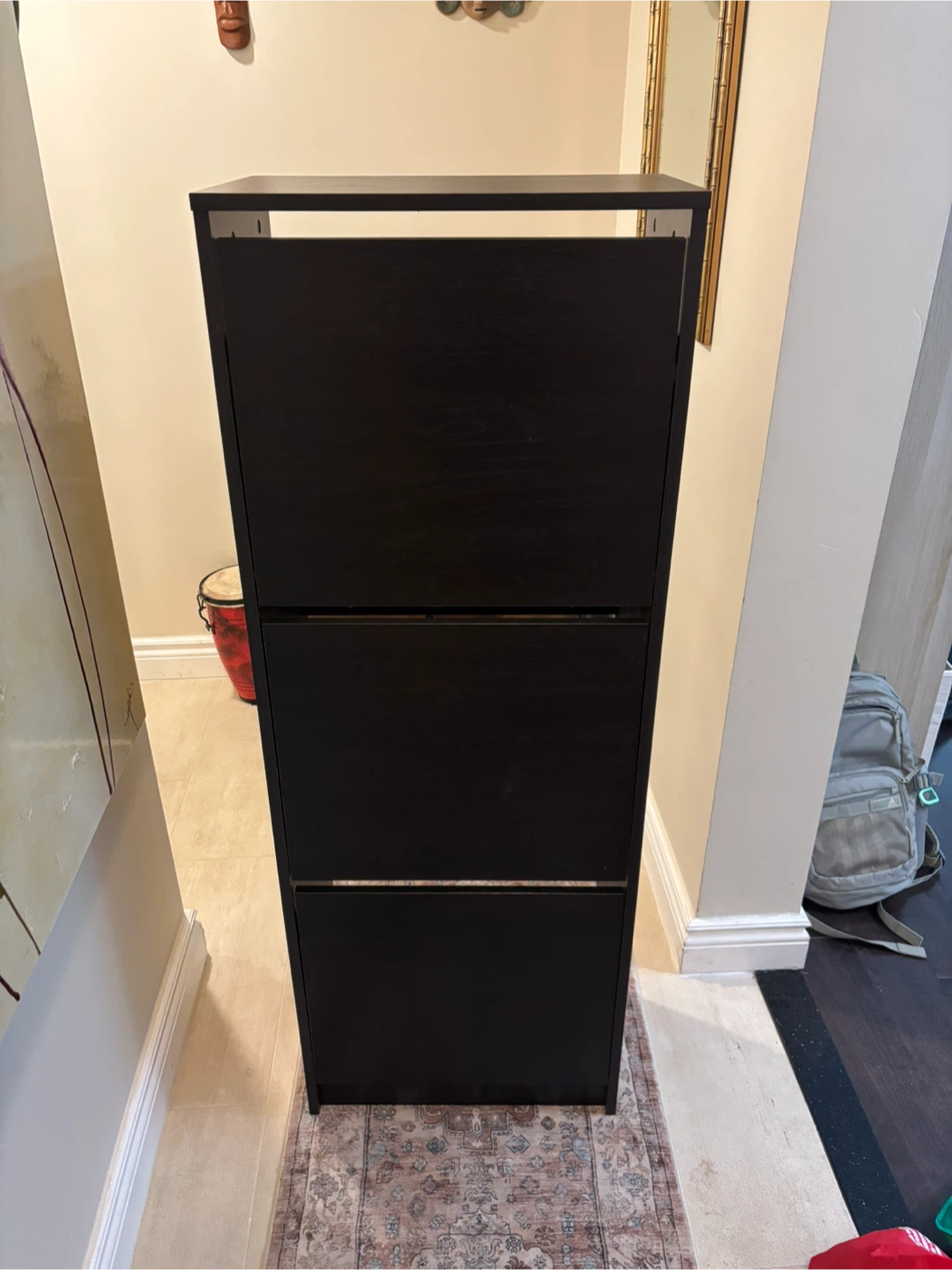Black Shoe Cabinet - photo 4
