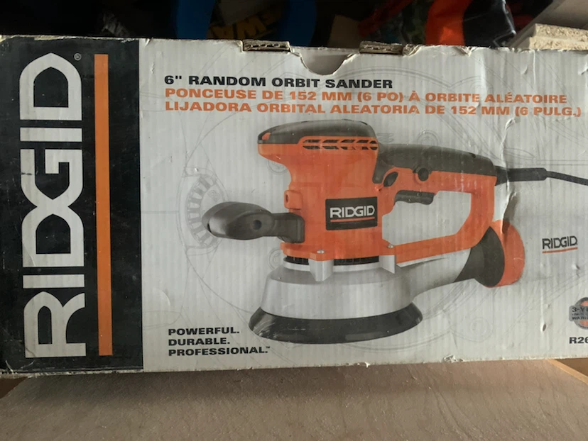 Ridgid 6" Random Orbit Sander R2611