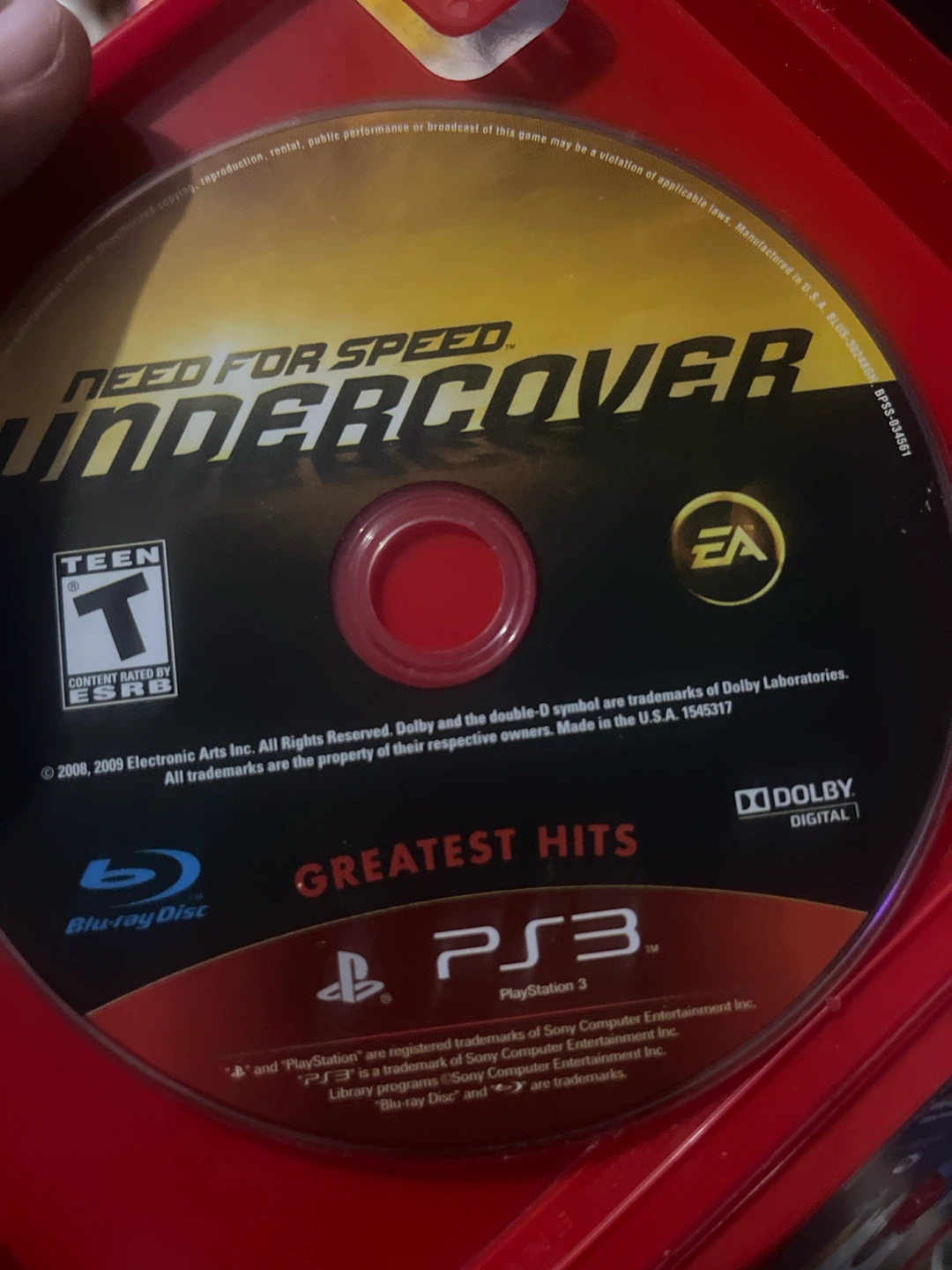 Need for Speed Undercover for PS3