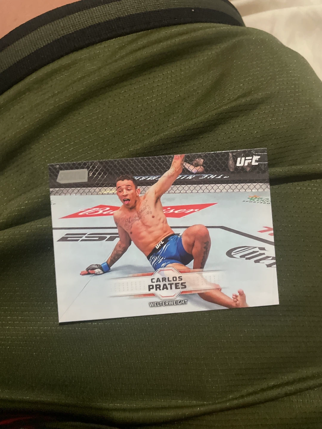 UFC Topps Trading Card - Carlos Prates Welterweight