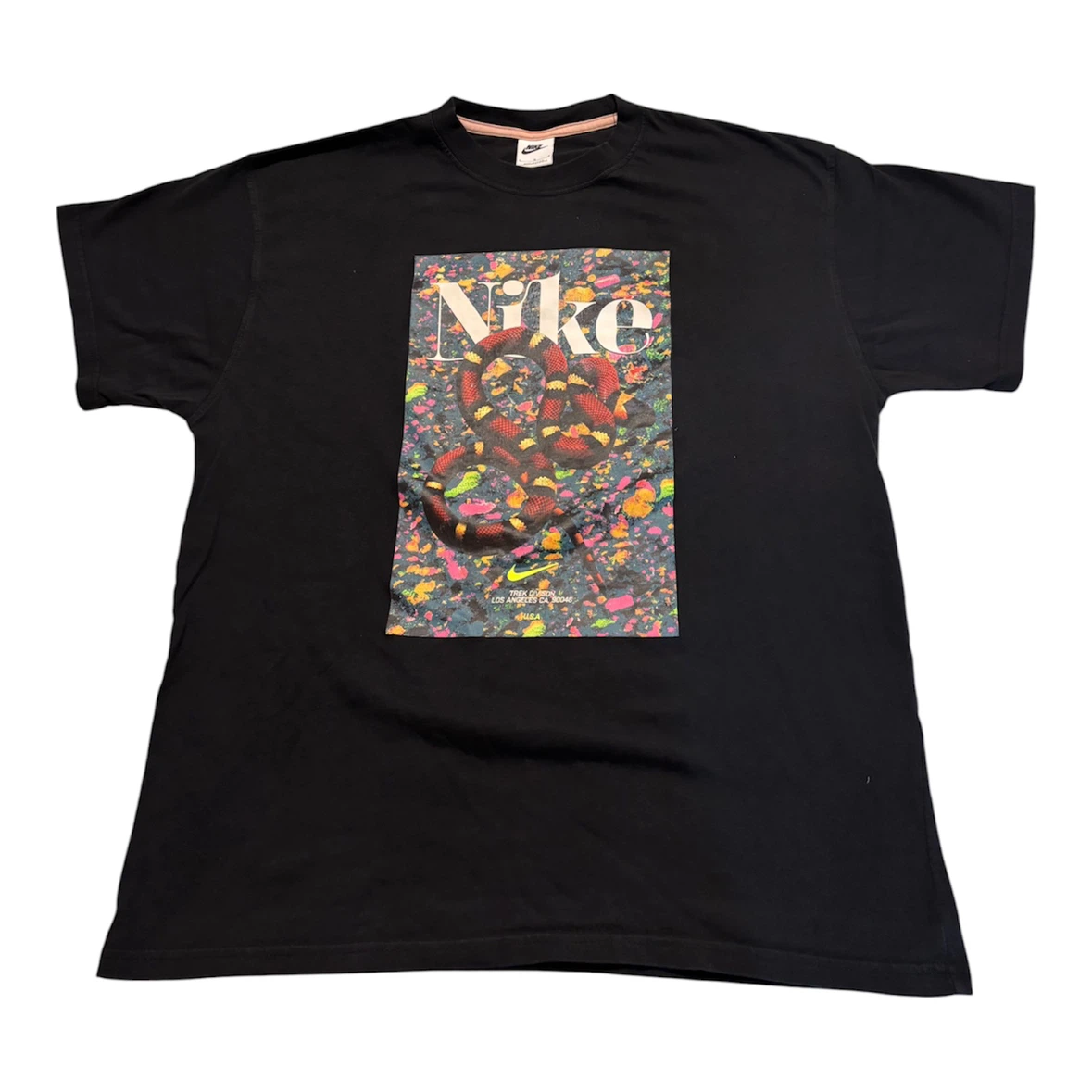 Nike Shirt Mens Black Snake Graphic Trek
