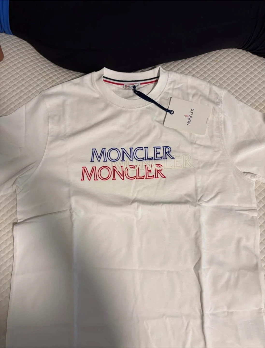 Moncler T-Shirt - Size Large - White