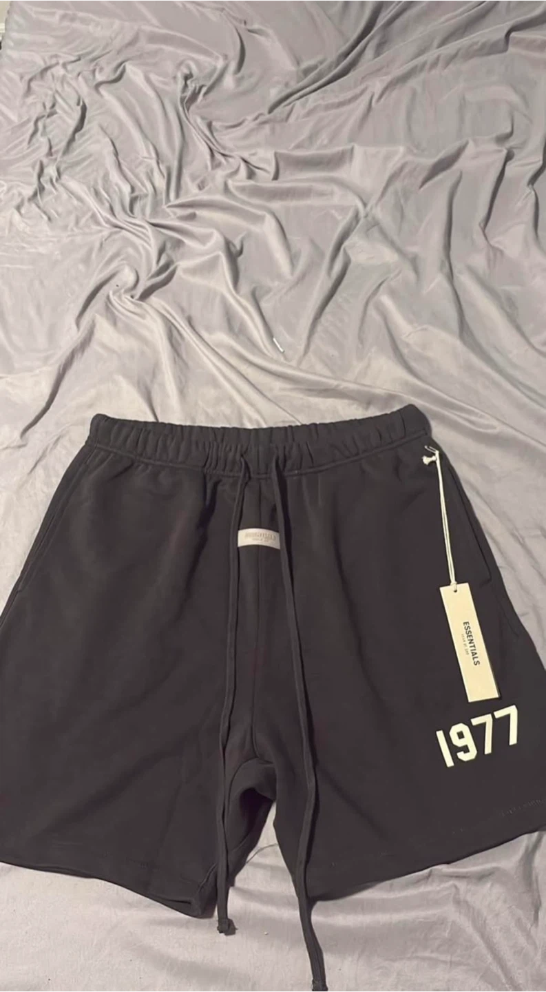 Essentials Fear of God 1977 Shorts, Black, Size L