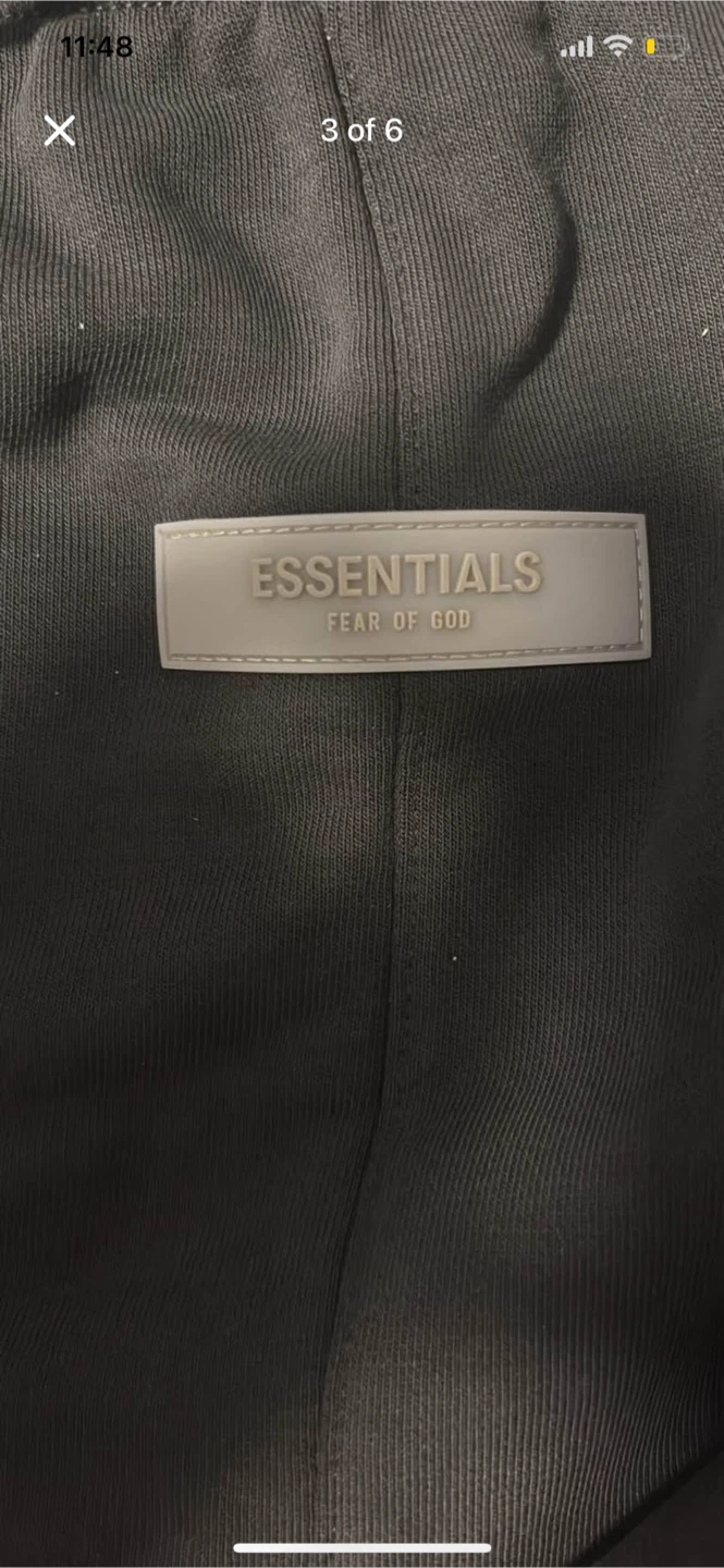 Essentials Fear of God 1977 Shorts, Black, Size L - photo 3