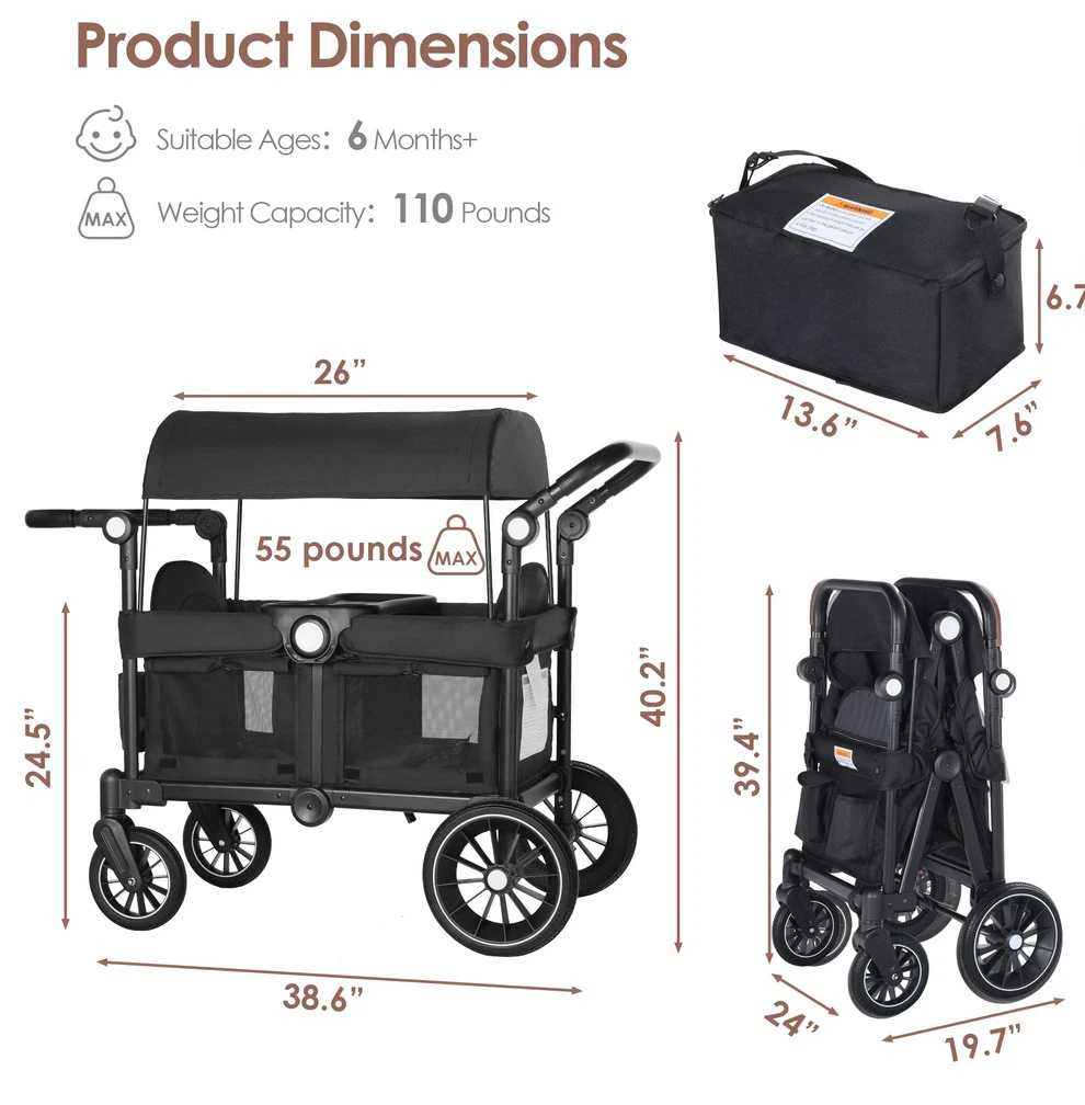 Collapsible Stroller Wagon - photo 2